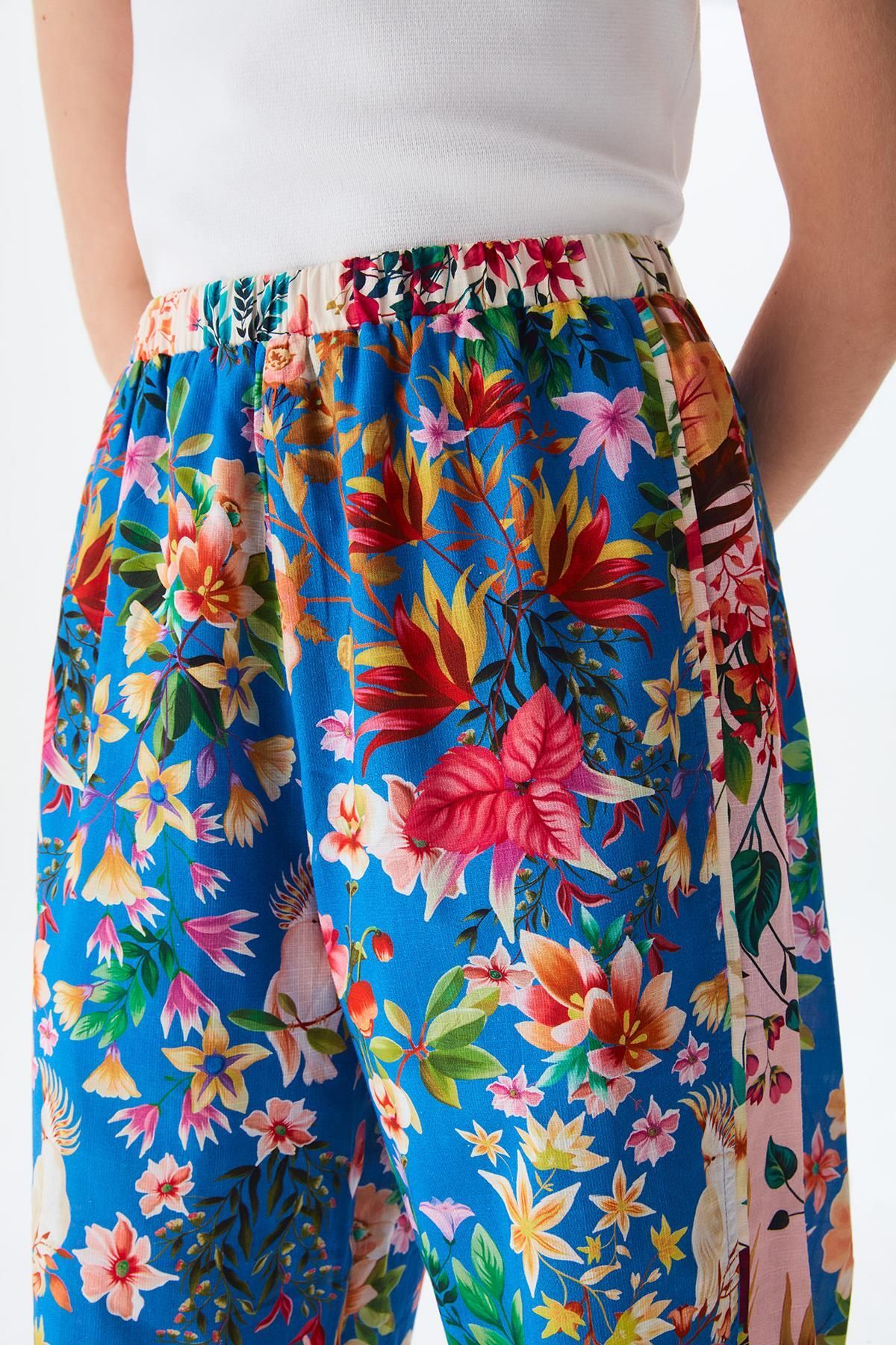 SWATSKY-Bg Store Girl Patterned Trousers 23ss2sw6229 3