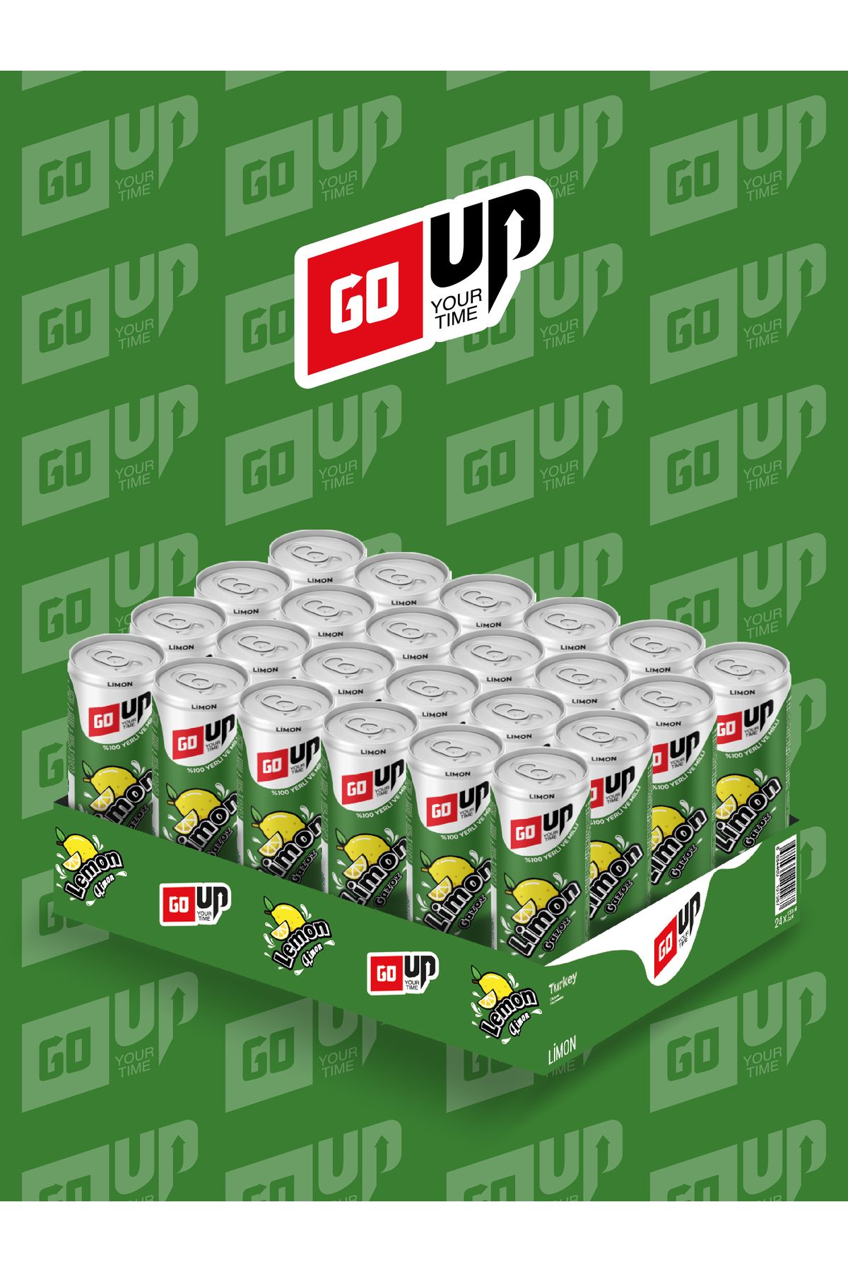 GoUp 24'lü Go Up Limon Aromalı Gazlı İçecek