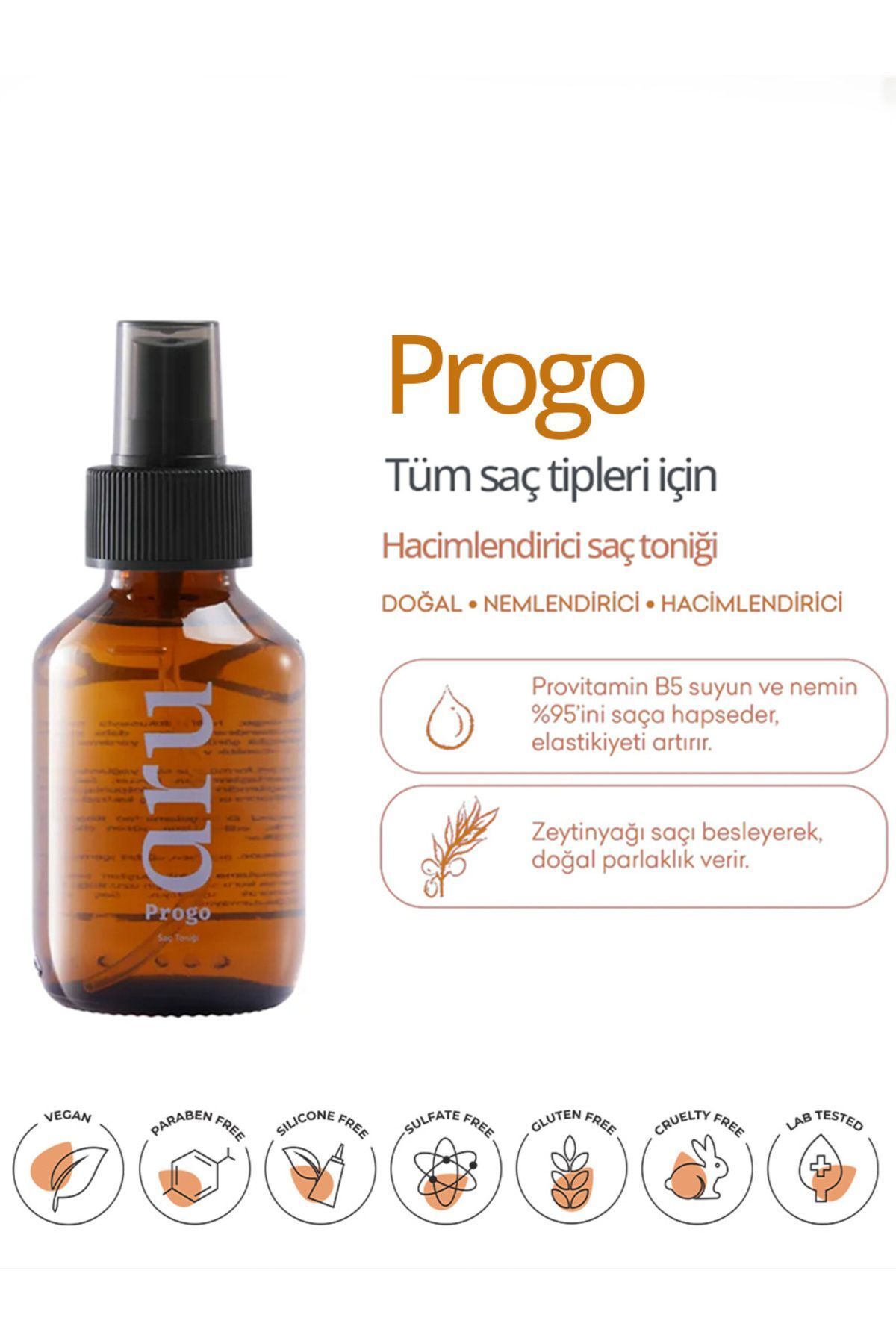 ARU-Progo Volume Adding Hair Tonic 100 ml 3