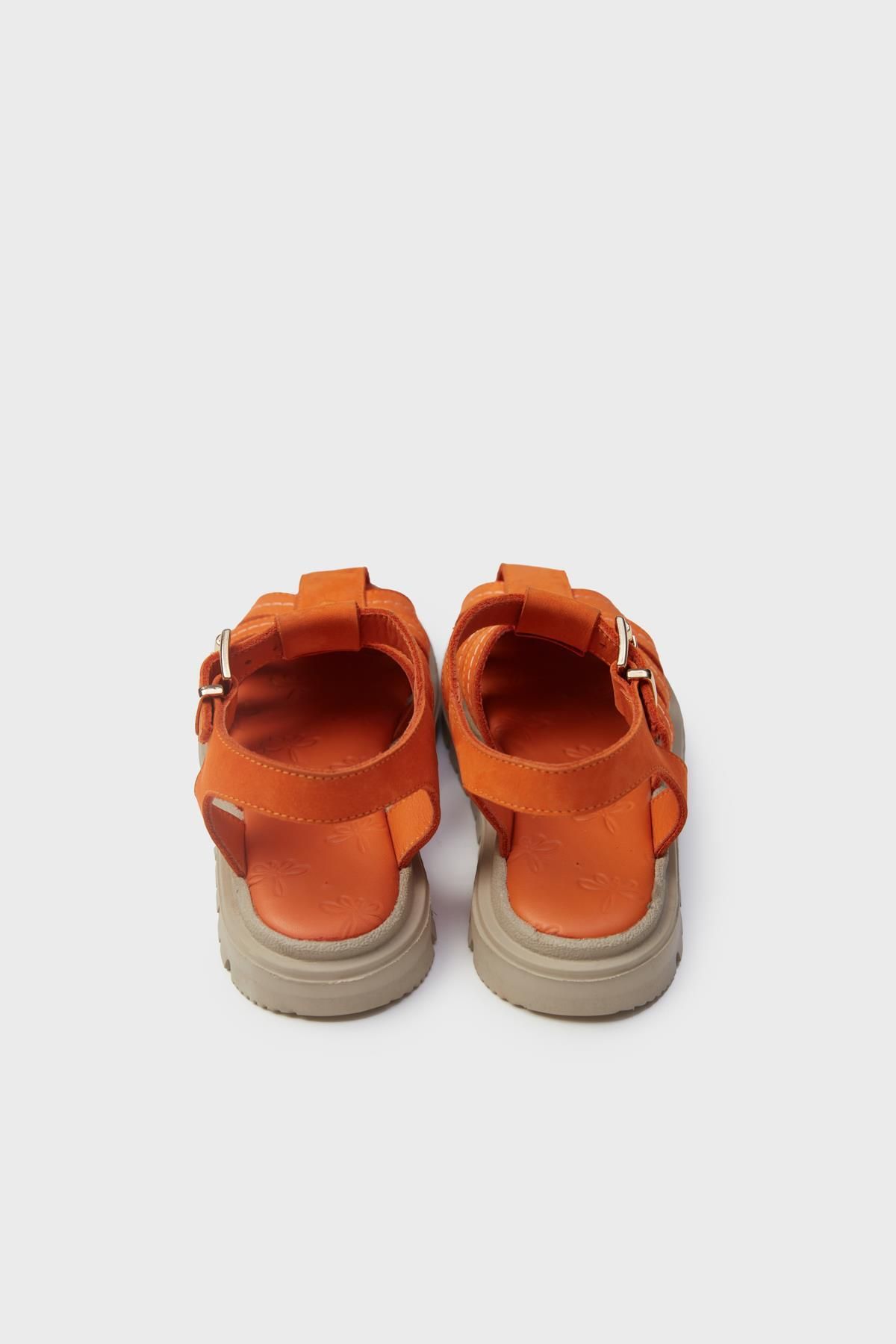 Tyess-BG Store Girl's Orange Shoes 2