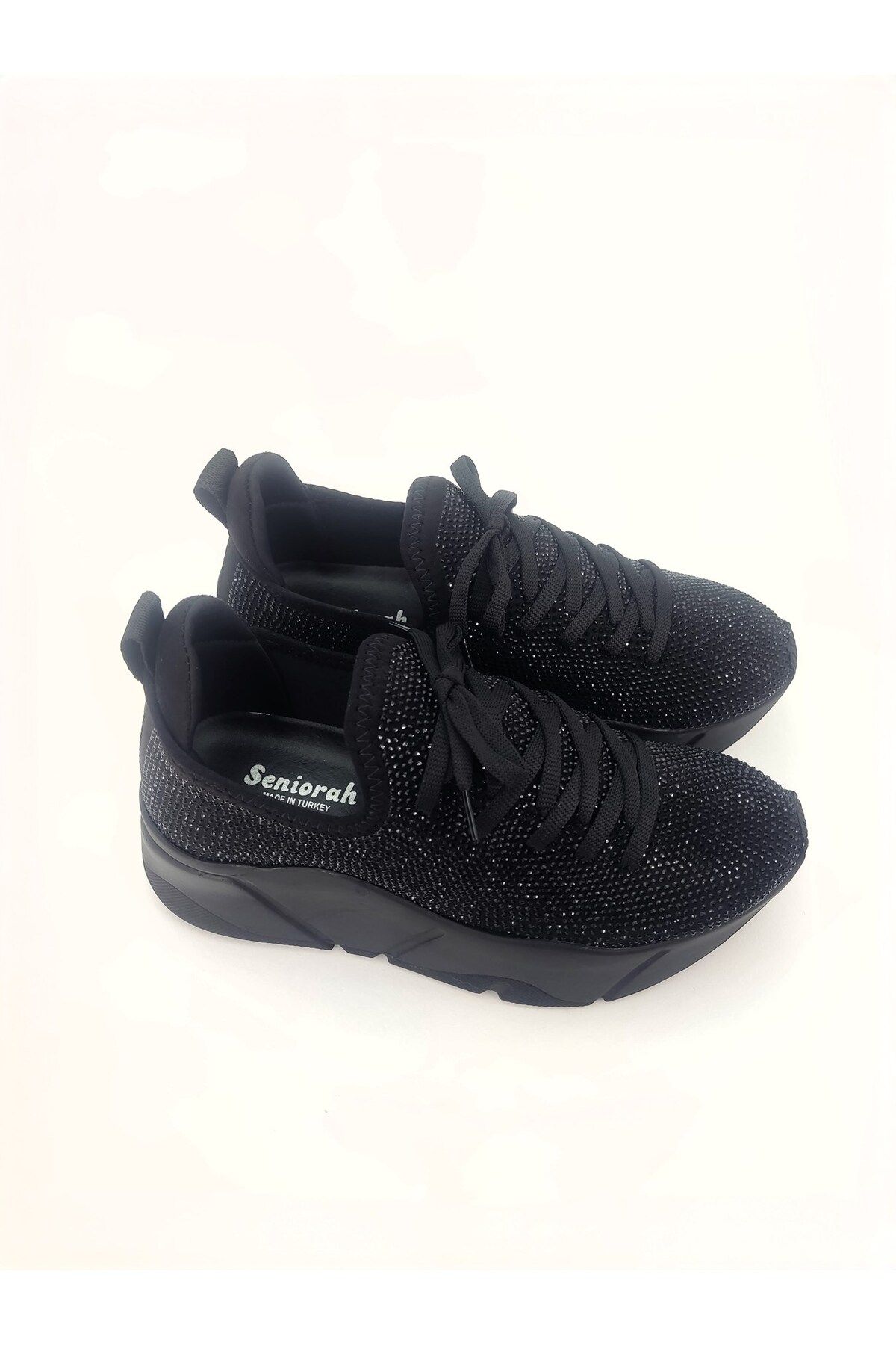Seniorah-noag Black stretch Women's sneakers 6