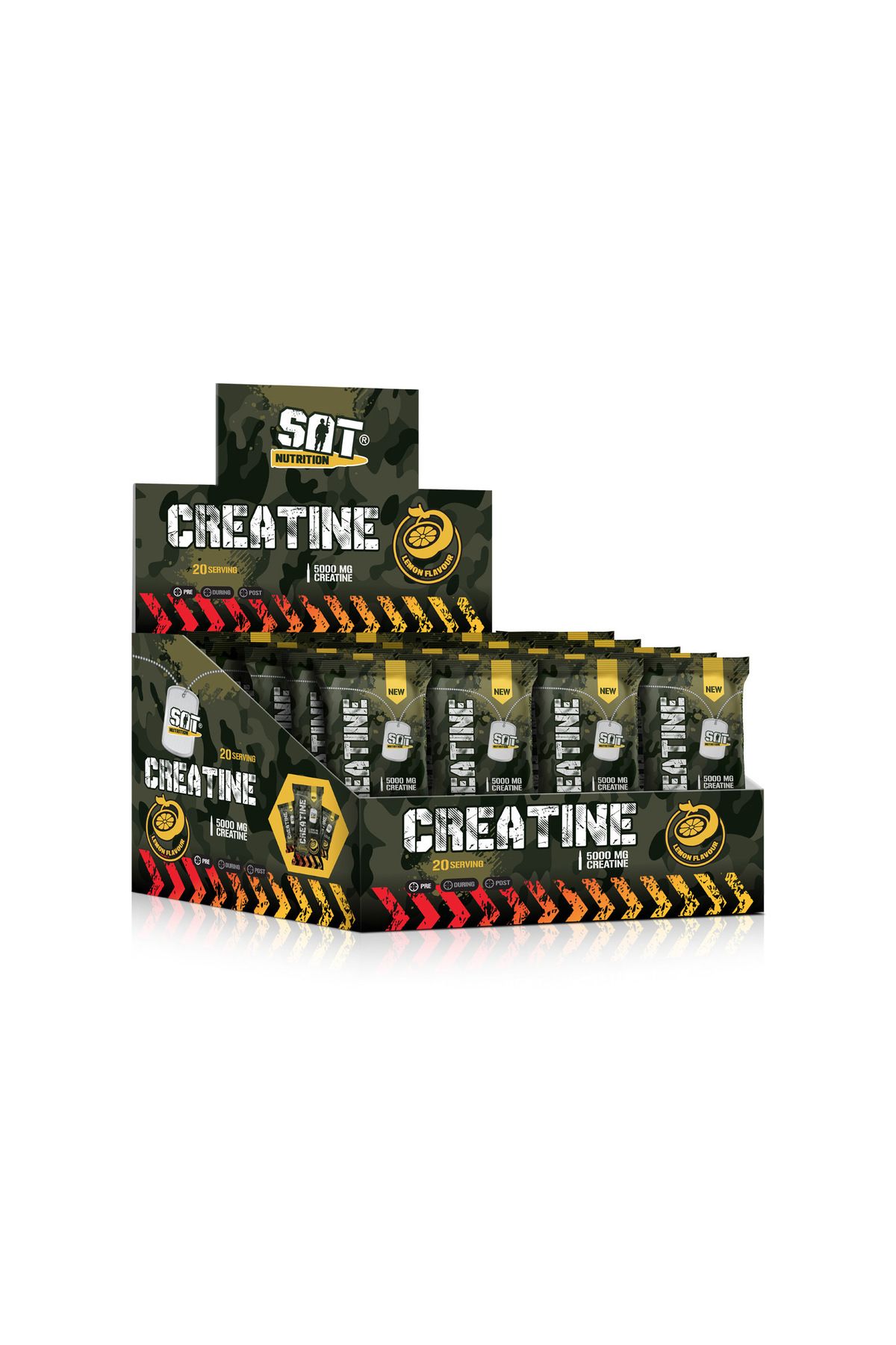 SAT Nutrition Creatine 7 Gr. x 20 Adet Limon Aromalı