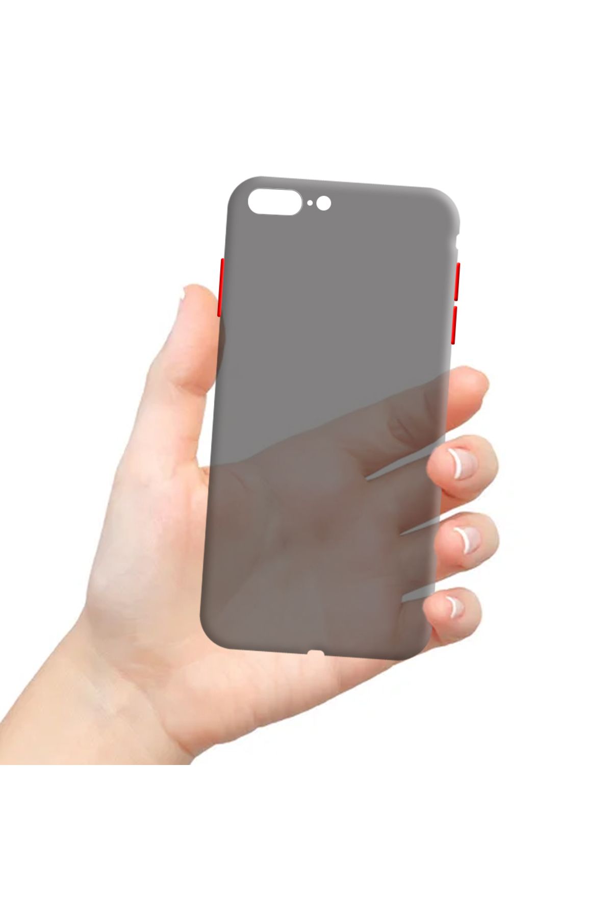 Tekamo Apple iPhone 7 Plus / 8 Plus Uyumlu Ultra İnce Zar Telefon Kılıfı