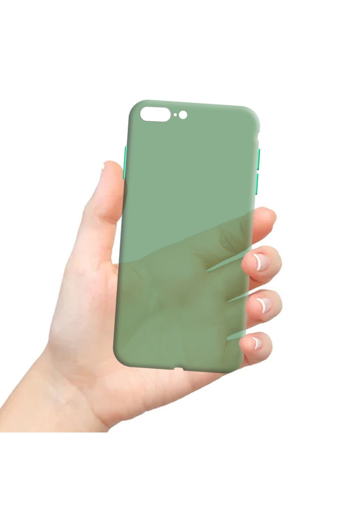 Tekamo Apple iPhone 7 Plus / 8 Plus Uyumlu Ultra İnce Zar Telefon Kılıfı
