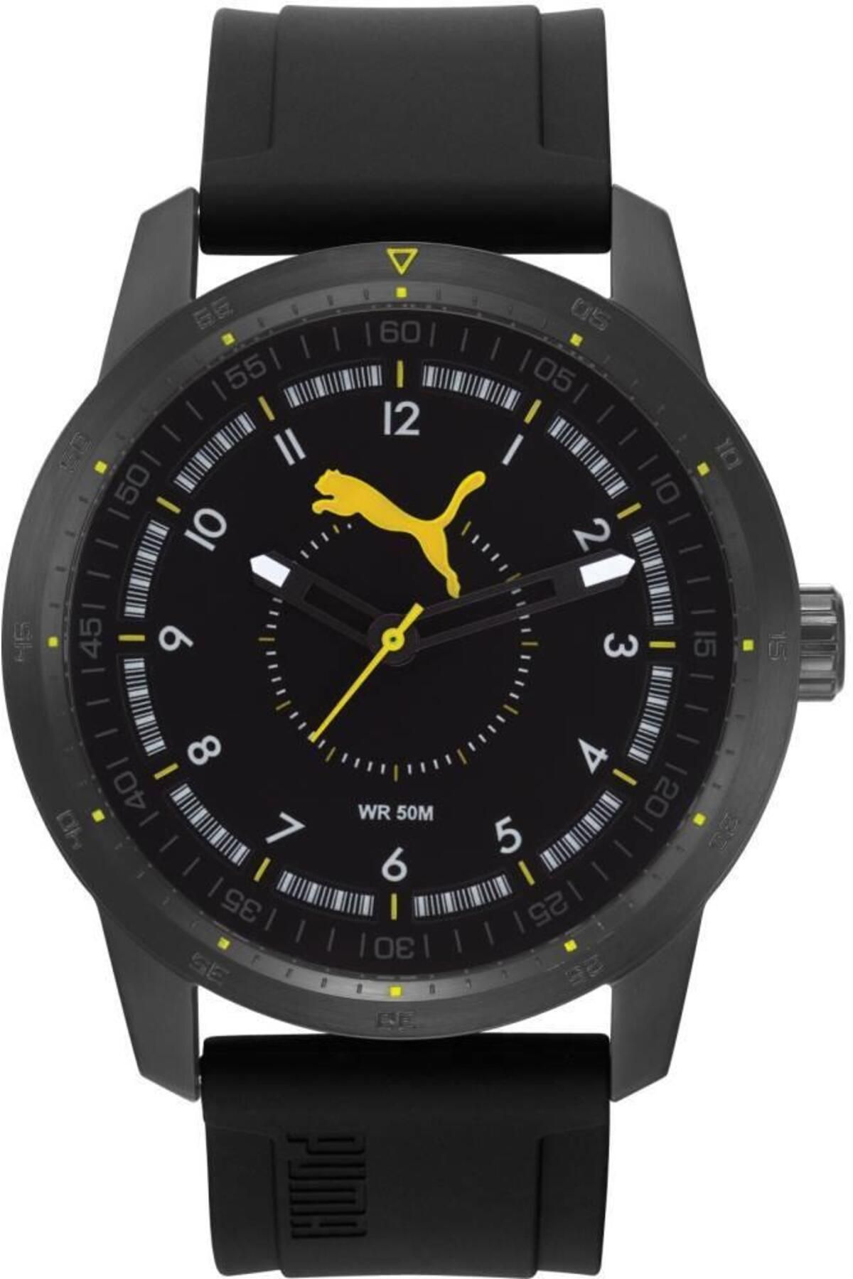 Puma-Pu 104111   Black Original Silicone Watch Band 2