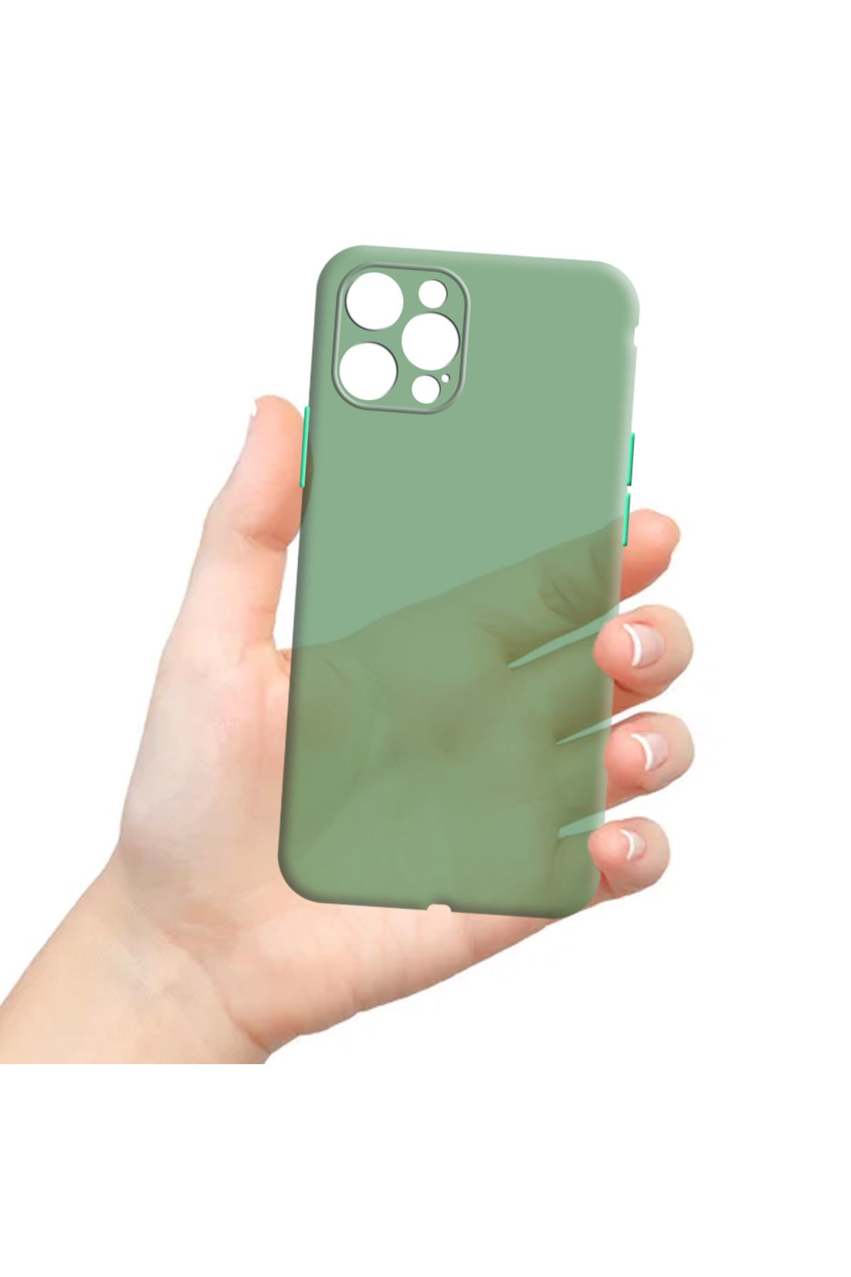 Tekamo Apple iPhone 12 Pro Max Uyumlu Ultra İnce Zar Telefon Kılıfı