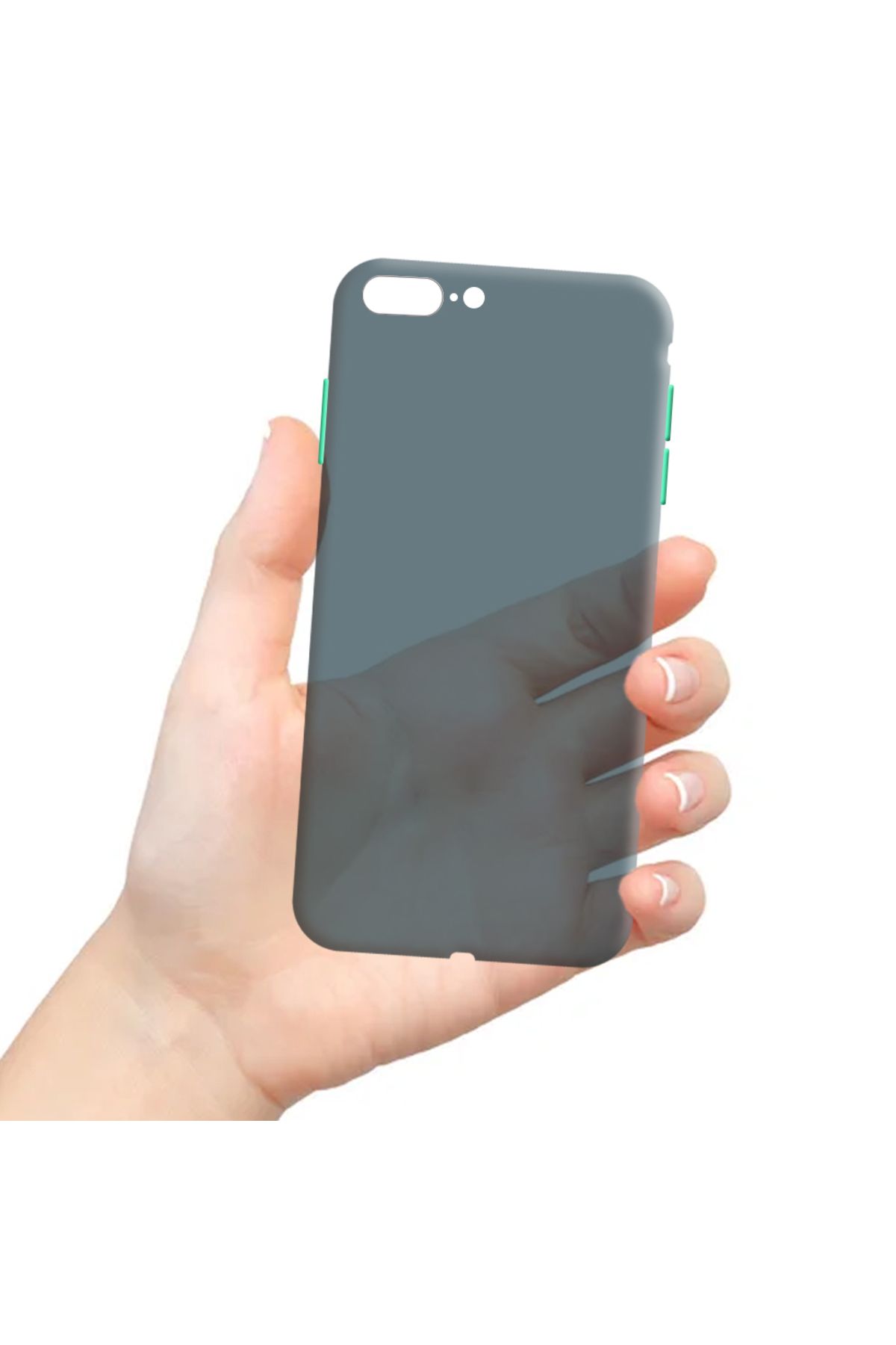 Tekamo Apple iPhone 7 Plus / 8 Plus Uyumlu Ultra İnce Zar Telefon Kılıfı