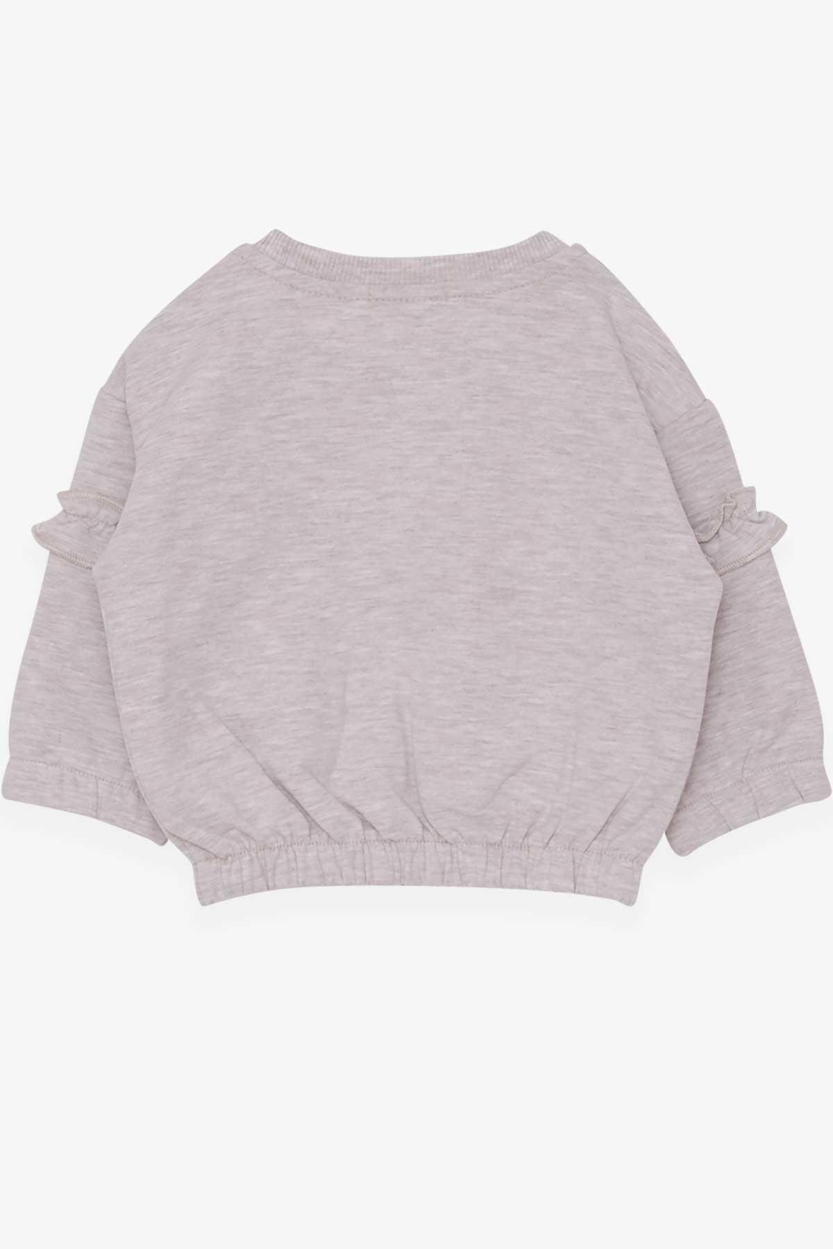 Breeze Kız Çocuk Sweatshirt Okul Temalı 1-4 Yaş, Bej Melanj fotoğrafı 2 (önizleme)