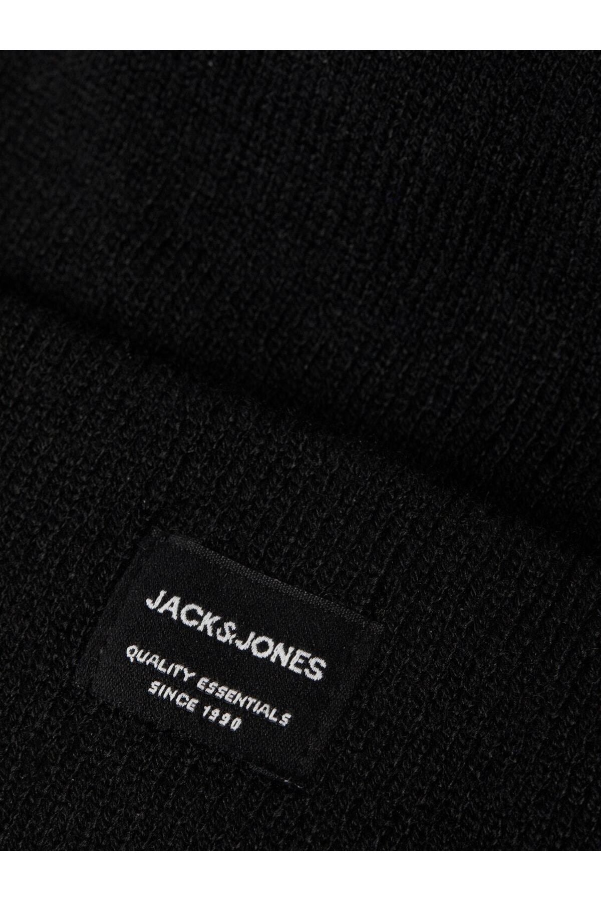 Jack & Jones-Black Beanie For kids 3