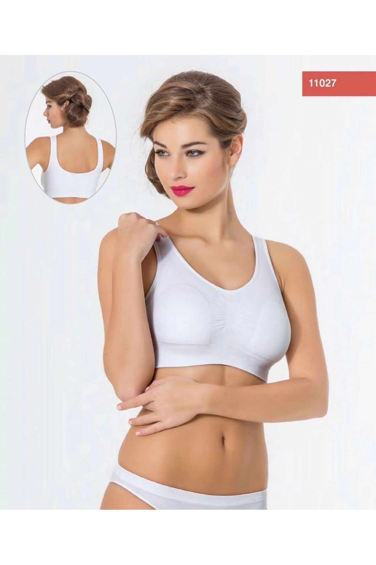 dalinda Miss Fit 11027 Kalın Askılı Pedli Bustiyer
