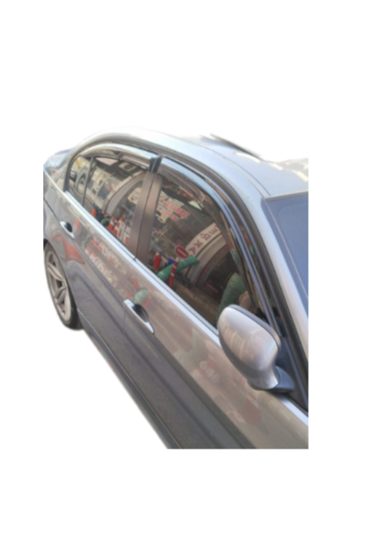 alp aksesuar Bmw E90 Tüm Modellerine Özel 4'Lü Mügen Tip Cam Rüzgarlığı