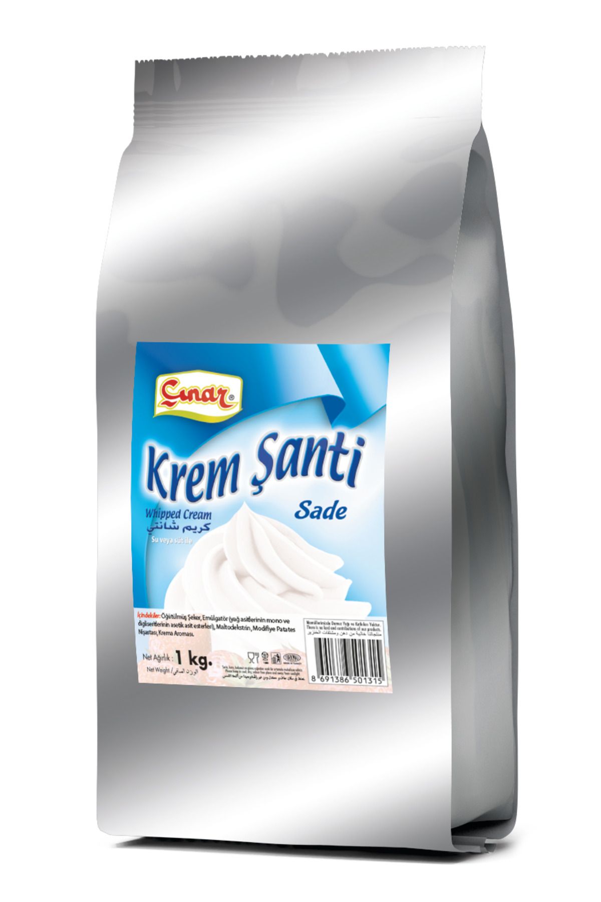 Çınar Çınar Sade Krem Şanti 10 x 1 KG