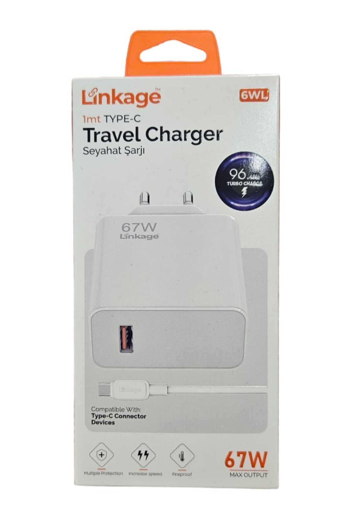 6wl Model- 67w Type-c Turbo Super Fast- Ev Şarj Aleti Duvar Şarj Cihazı