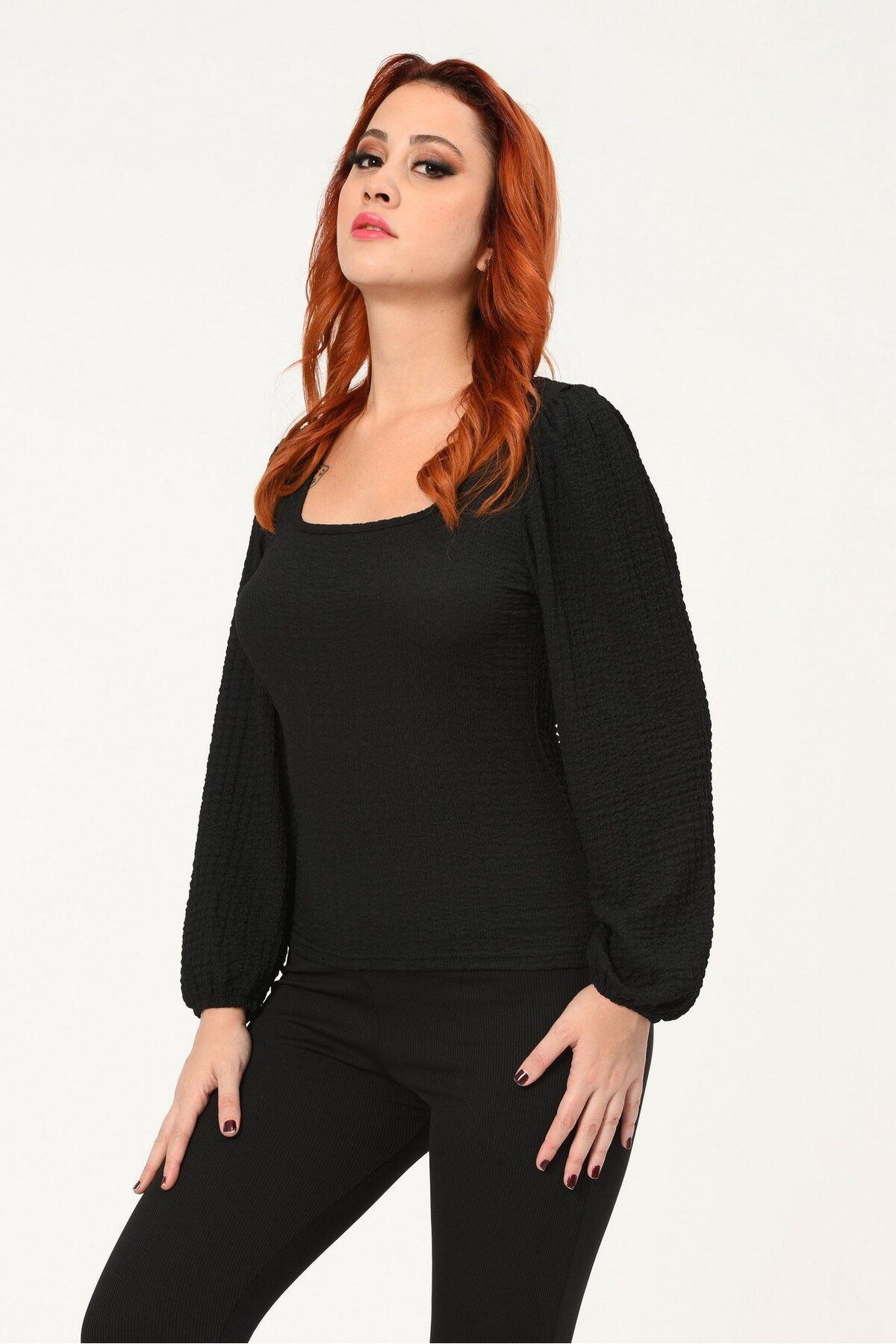 Bigdart-Big Dart Long Sleeve Blouse 5