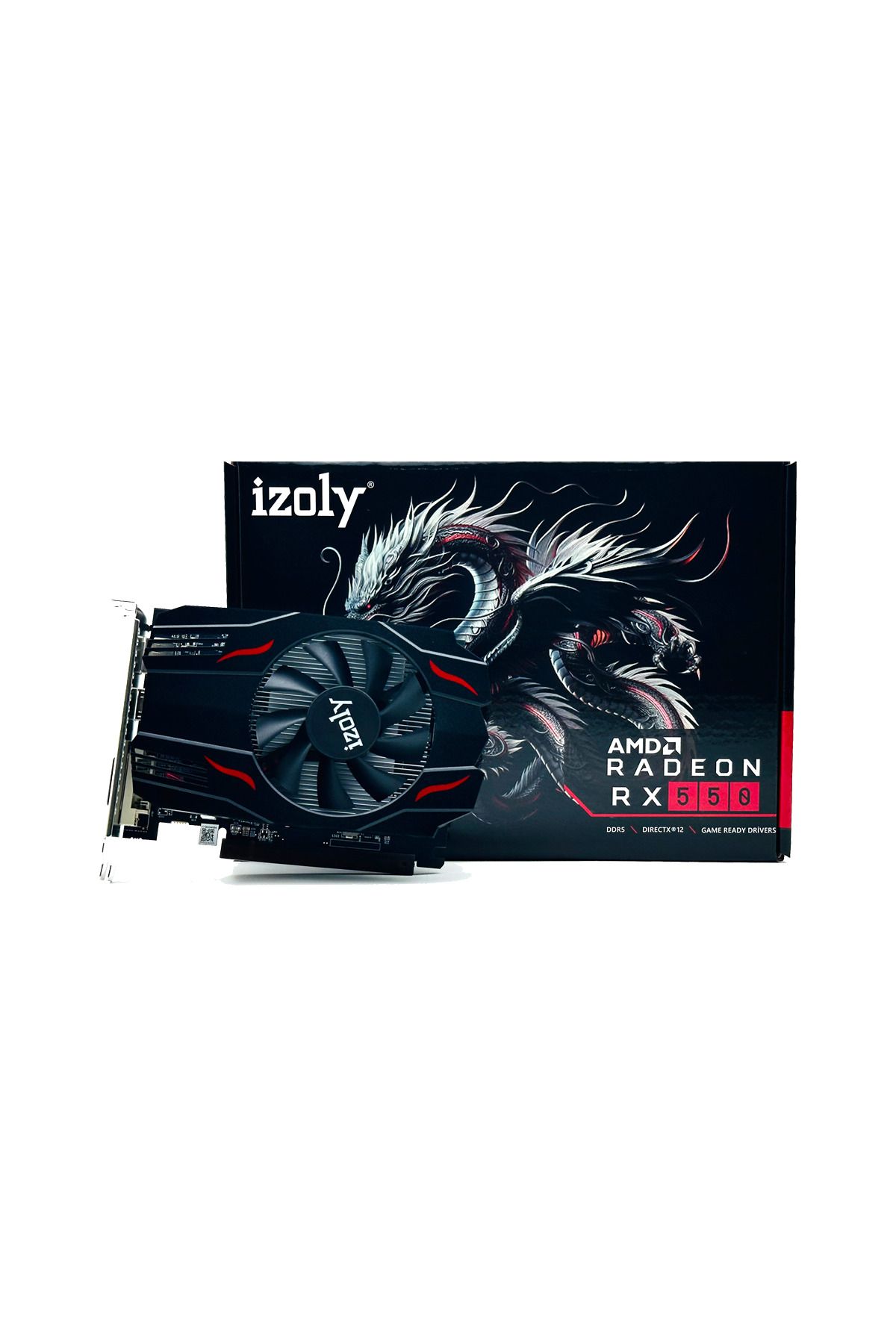 IZOLY Amd Radeon Rx550 4gb Gddr5 128 Bit Dvı/hdmı/dp Ekran Kartı