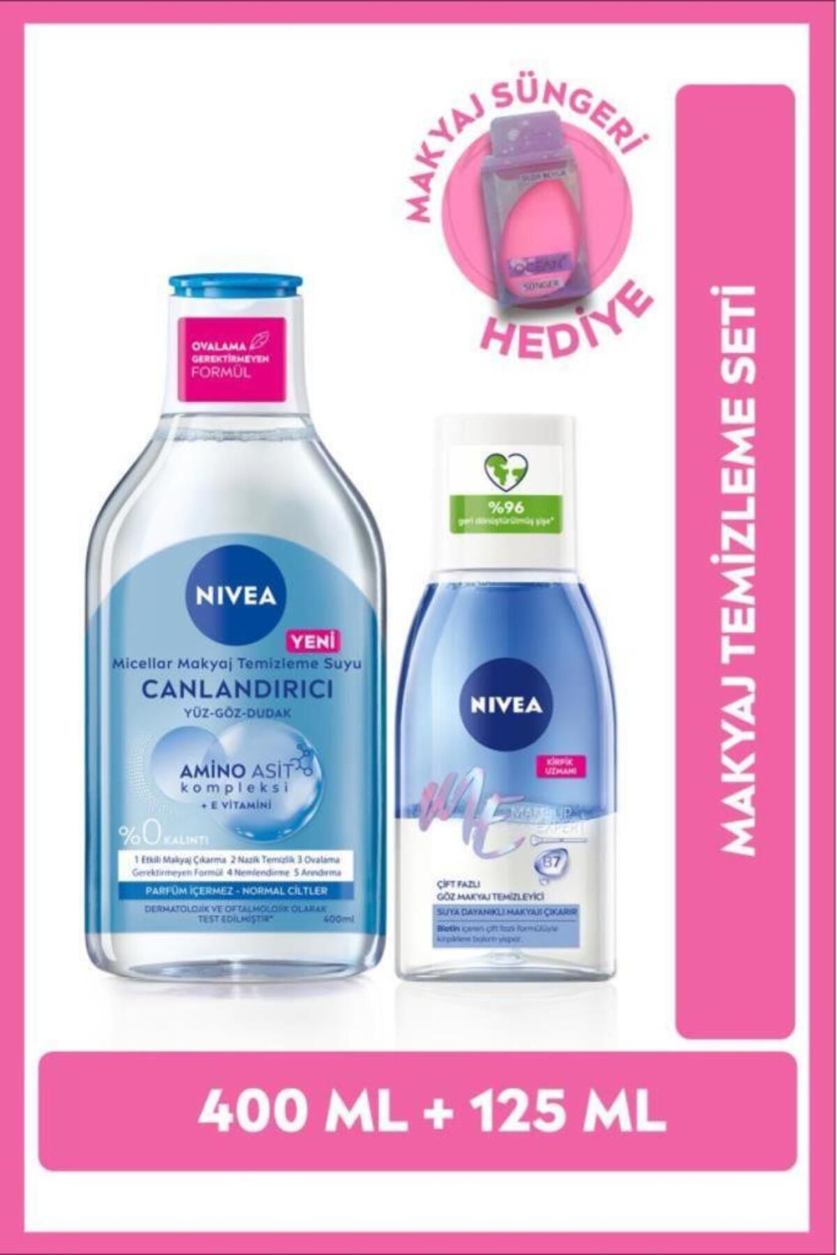 NIVEA Micellar Makyaj Temizleme Suyu 400 ml Normal Ciltler,göz Makyaj Temizleyici