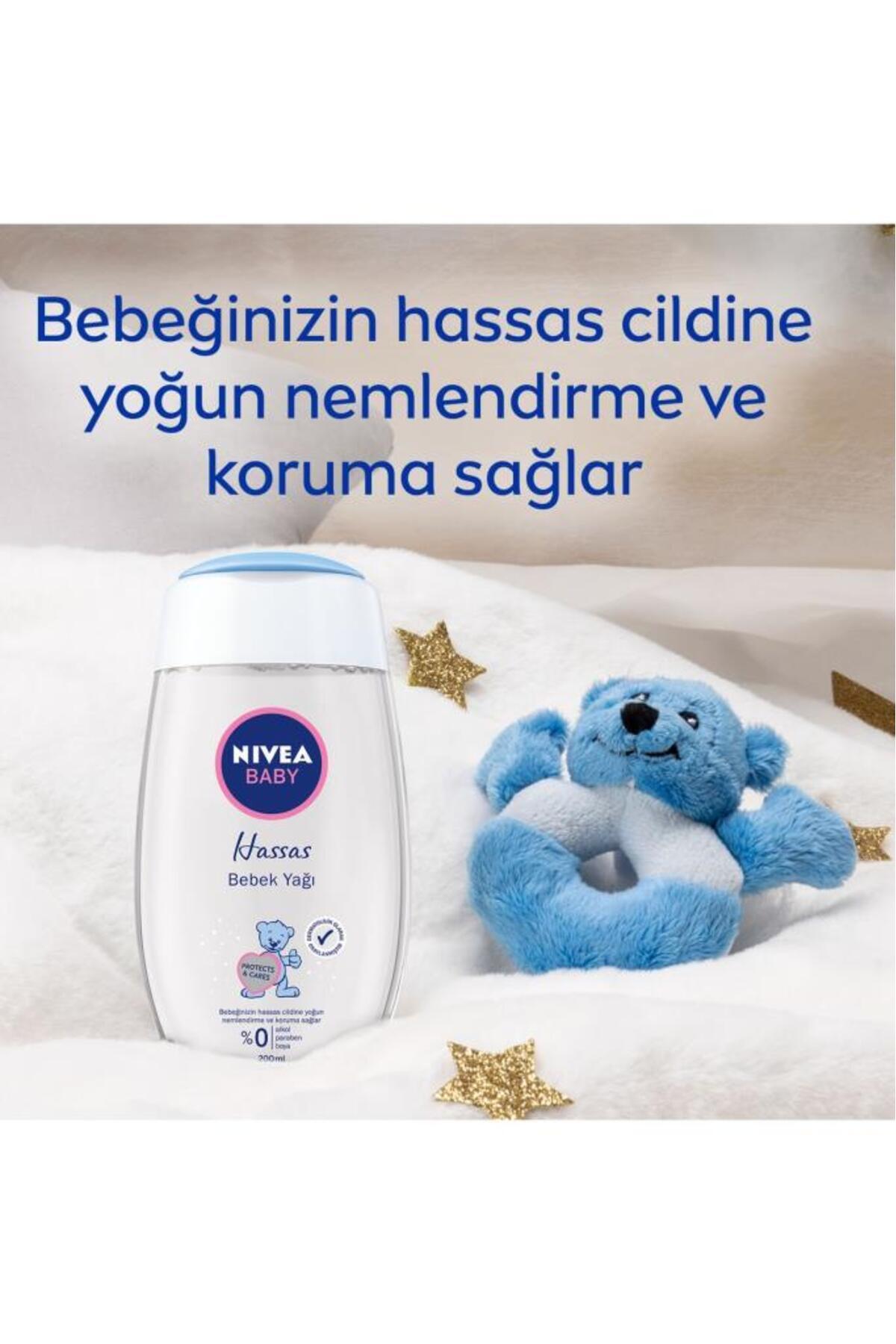 NIVEA Pişik Kremi 100 ml Bebek Yağı 200 ml fotoğrafı 3 (önizleme)