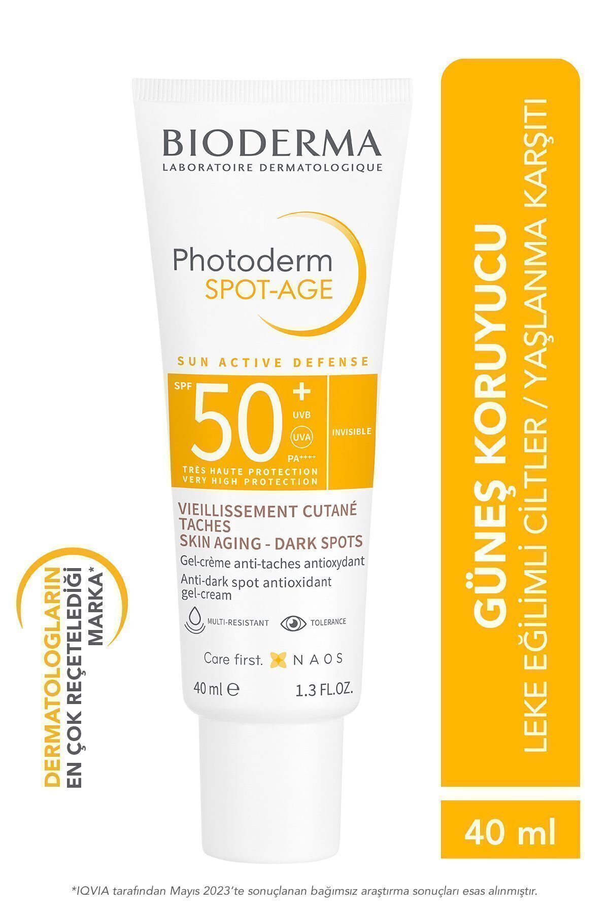 Bioderma Kırışıklığa Meyilli Ciltler İçin Yaşlanma Karşıtı Koruyucu Güneş Kremi-spf50 40 ml KEYO535