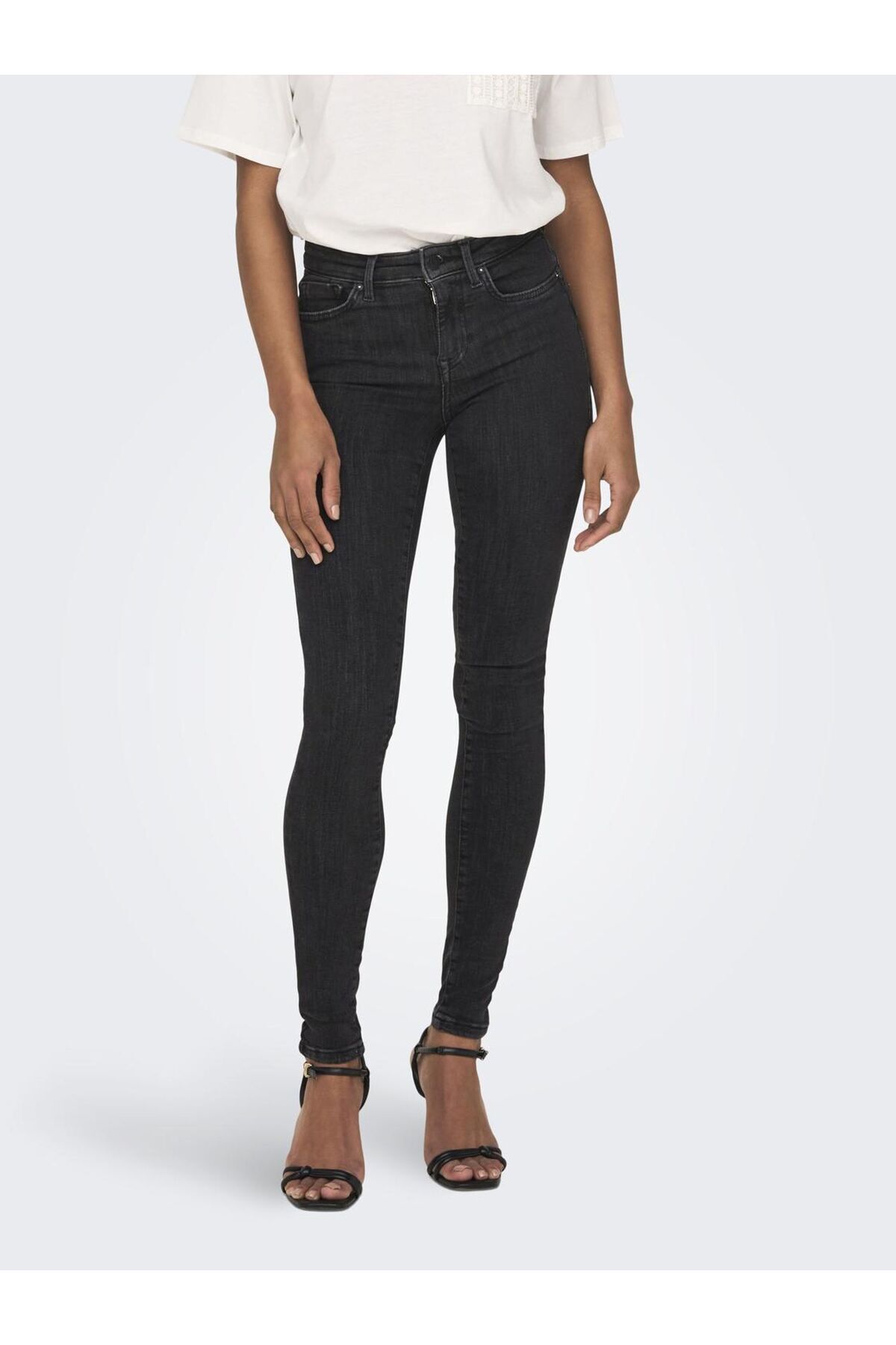 ONLY Skinny Jeans ONLPOWER Mittlere Taille Skinny Fit Jeans