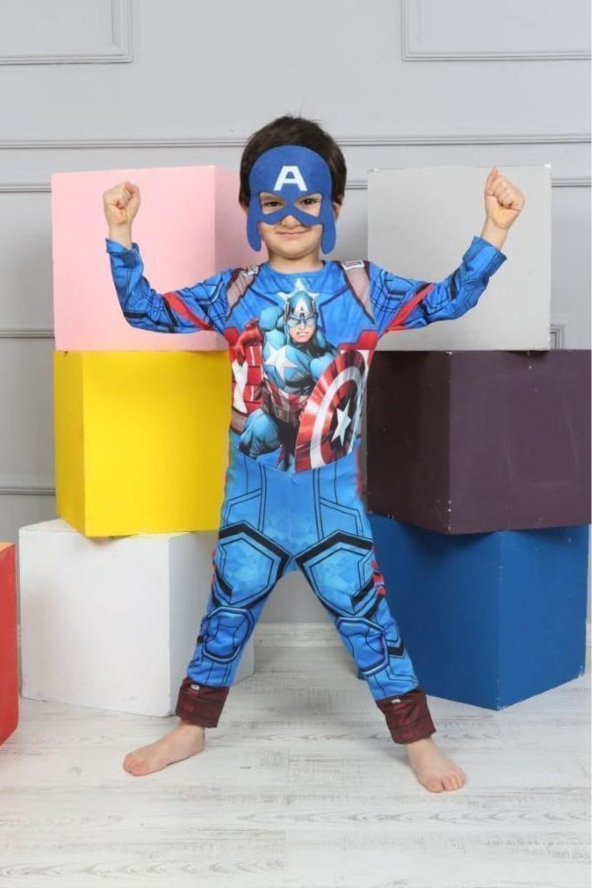 CEYCEY TAHTAKALE KOSTÜMEVİ-Kassiz Captain America Costume 1