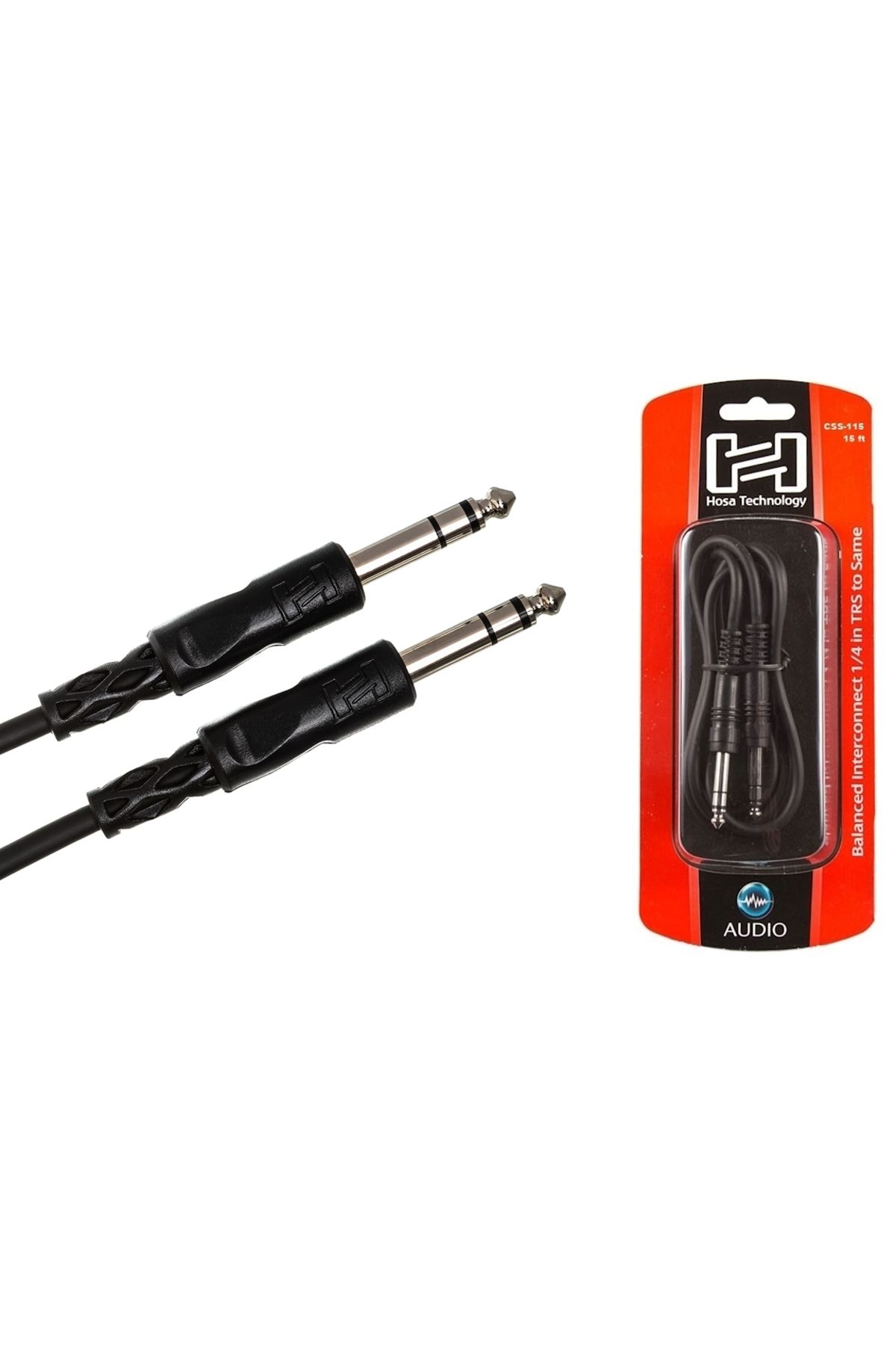 HOSA Css-115 1/4 Inç Trs (M) Balanslı Kablo 4.5 Mt.