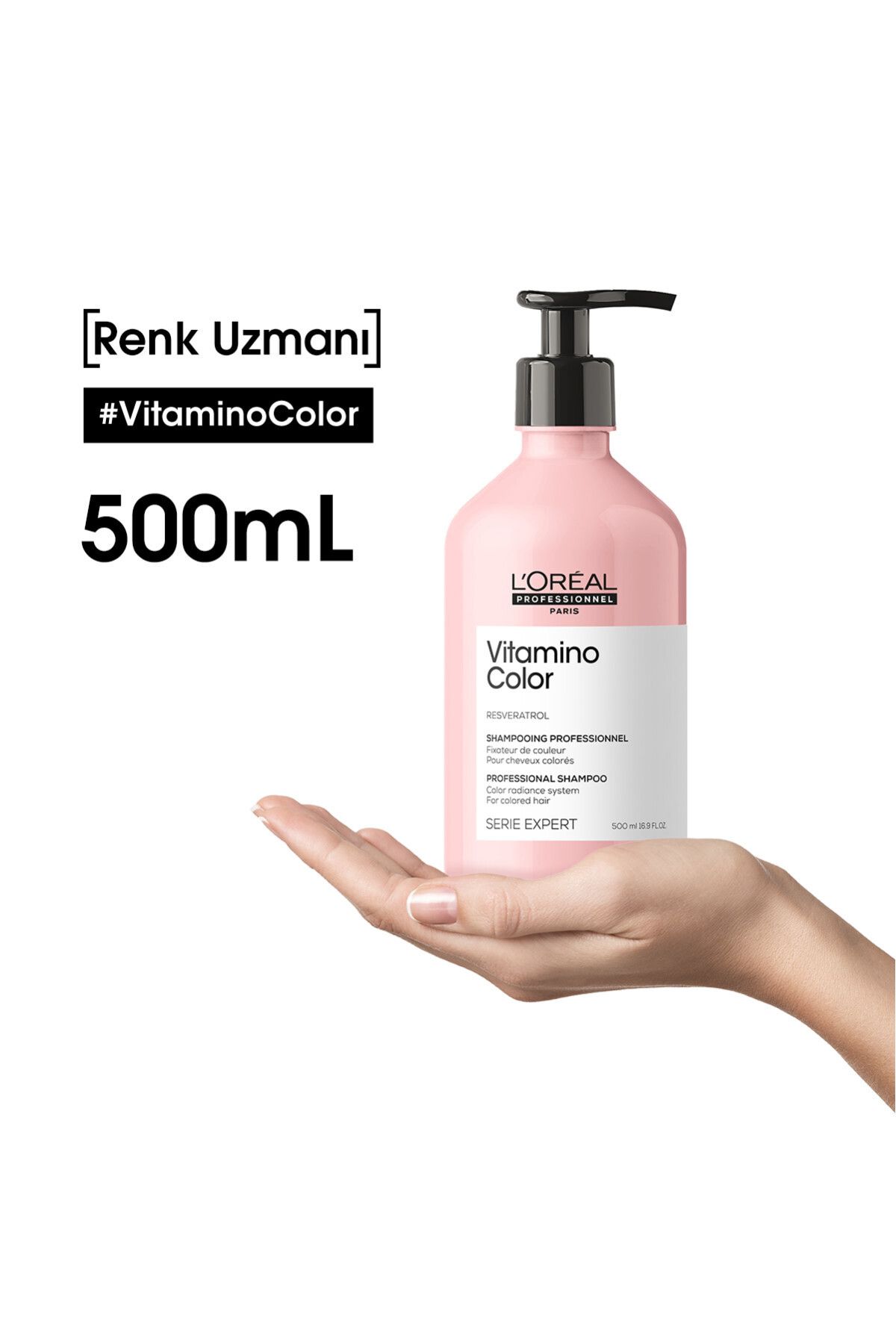 L'oreal Professionnel Serie Expert Vitamino Color Boyalı Saçlar Için Renk Koruyucu Şampuan 500ml-8