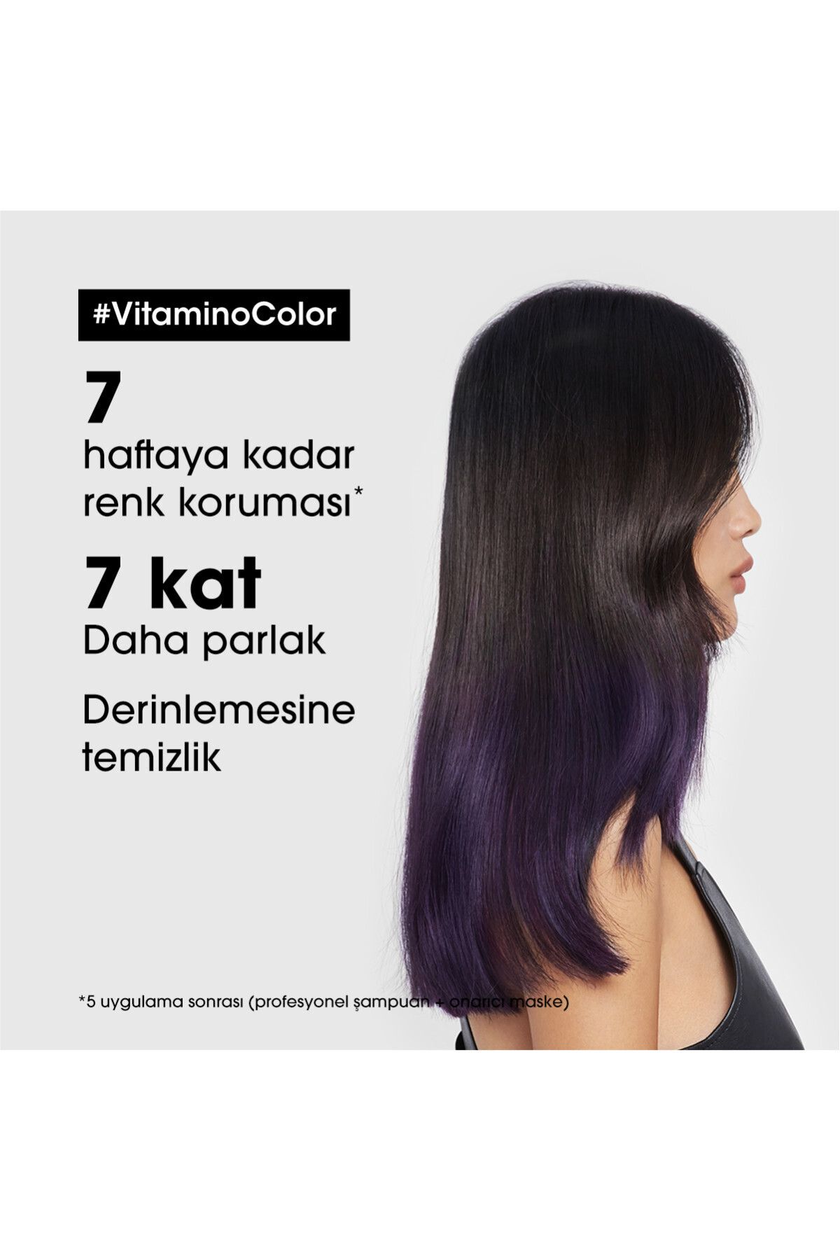 L'oreal Professionnel Serie Expert Vitamino Color Boyalı Saçlar Için Renk Koruyucu Şampuan 500ml-5