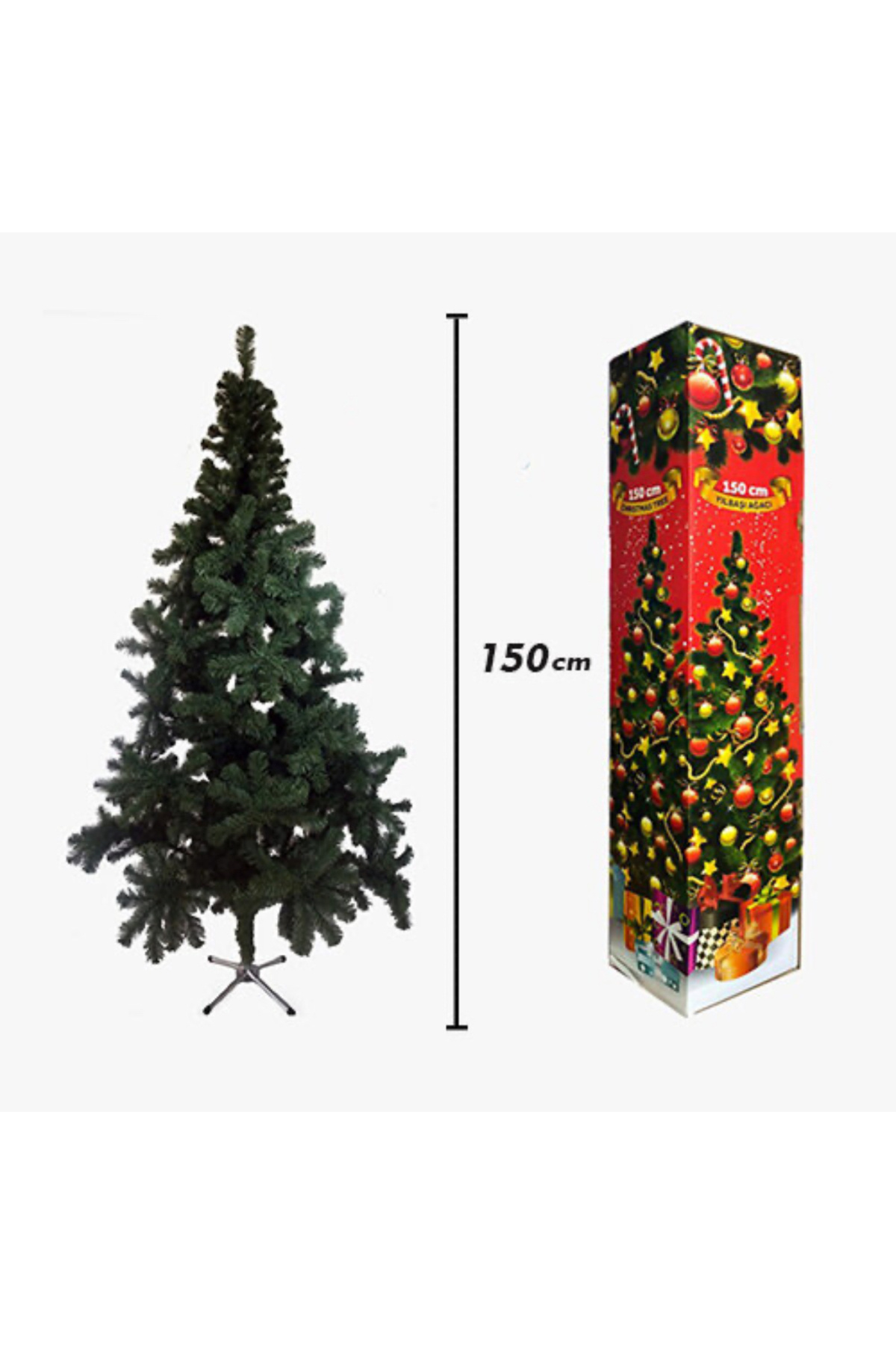 Genel Markalar MİNİ PARTY STORE YILBAŞI ÇAM AĞACI LÜX 150 CM 220 DALLI ÇAM AĞACI