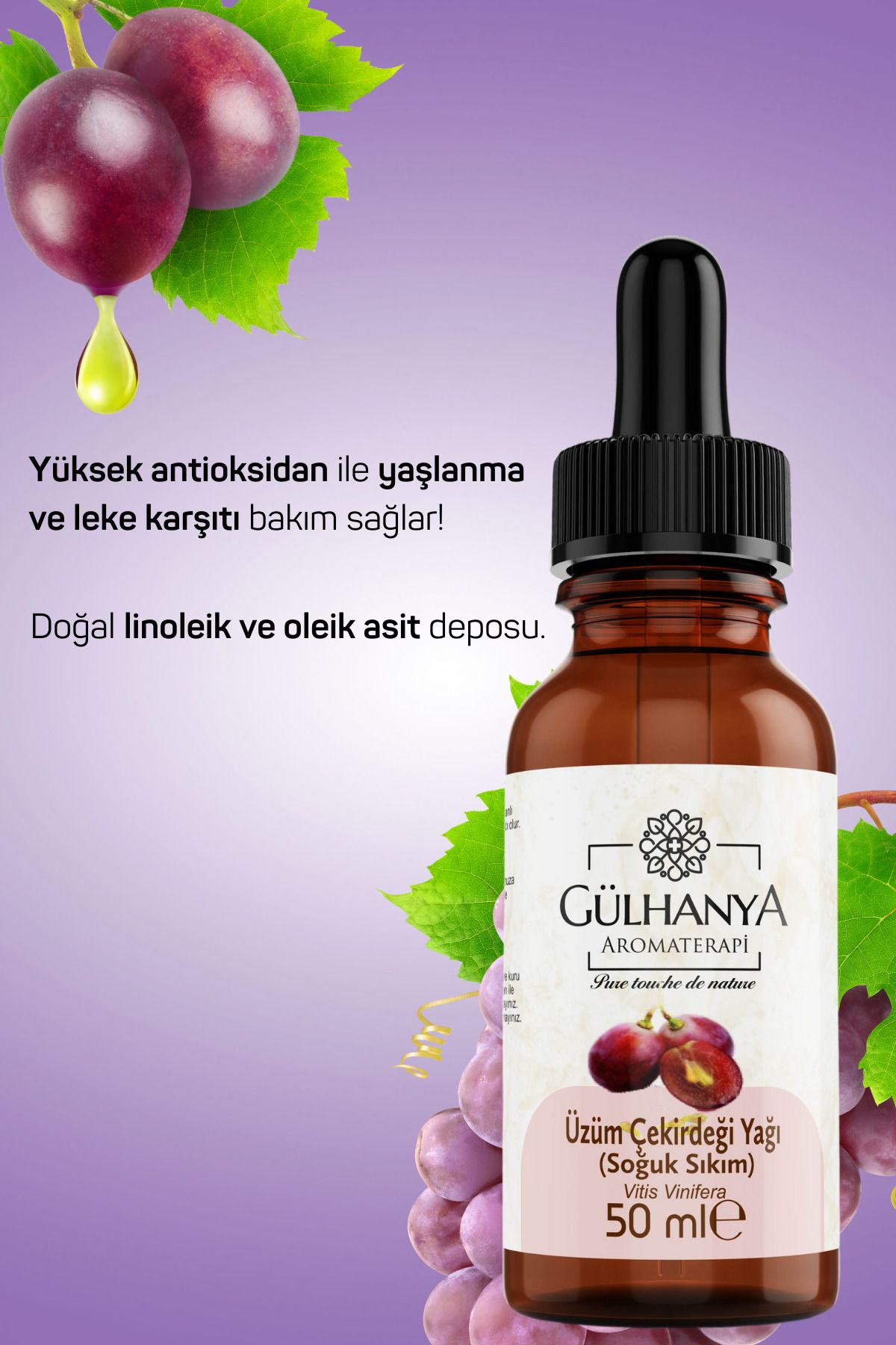Gülhanya Aromaterapi-50ml Grape Seed Oil 2
