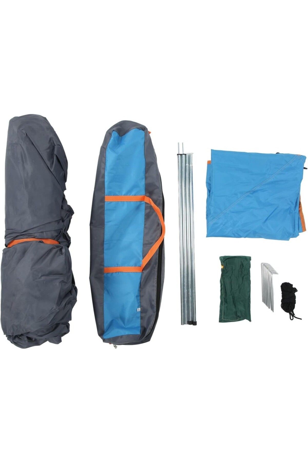 Skygo-Fully Automatic Water and Windproof 4-Person Camping Tent with Canopy Awning 215*215*145 cm 3