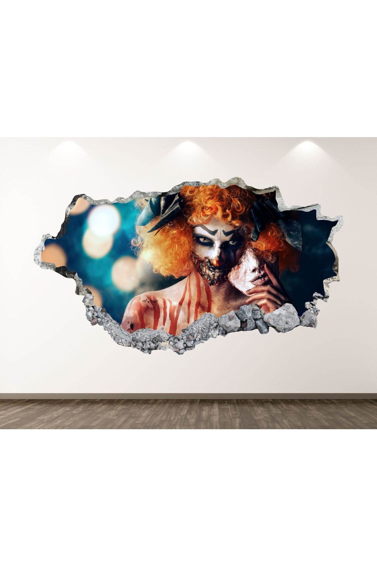 Full Hd Baskı 3D Modern Duvar Sticker