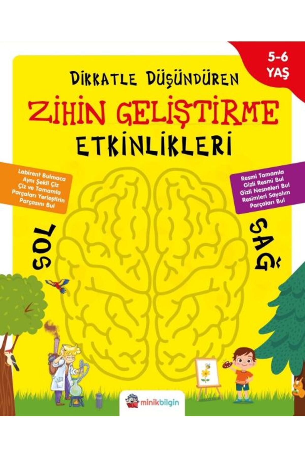 Minik Bilgin Dikkatle Düşündüren Zihin Geliştirme Etkinlikleri 2