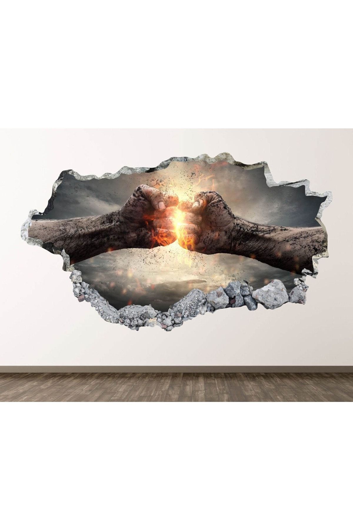 Full Hd Baskı 3D Modern Duvar Sticker