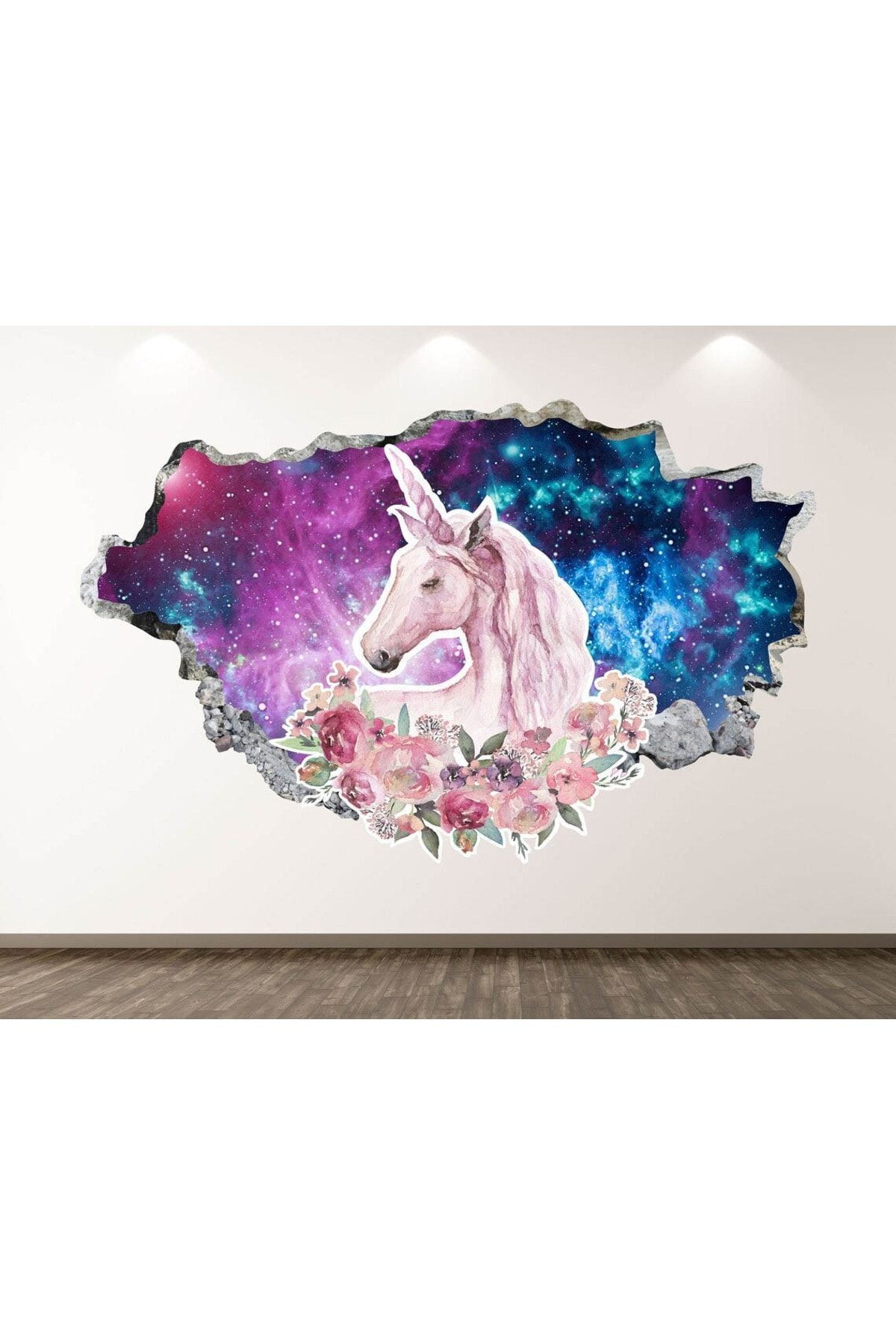 Sevimli Full Hd Baskı Çocuk Odası 3d Sticker Kaplama