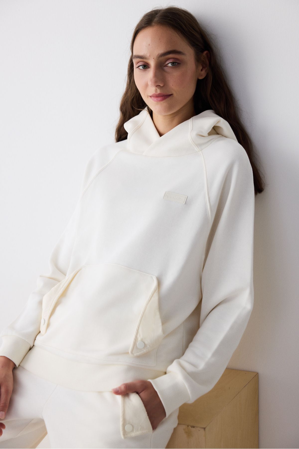 Penti-White Quilted Detail Marita Sweatshirt - Saude Collection 2