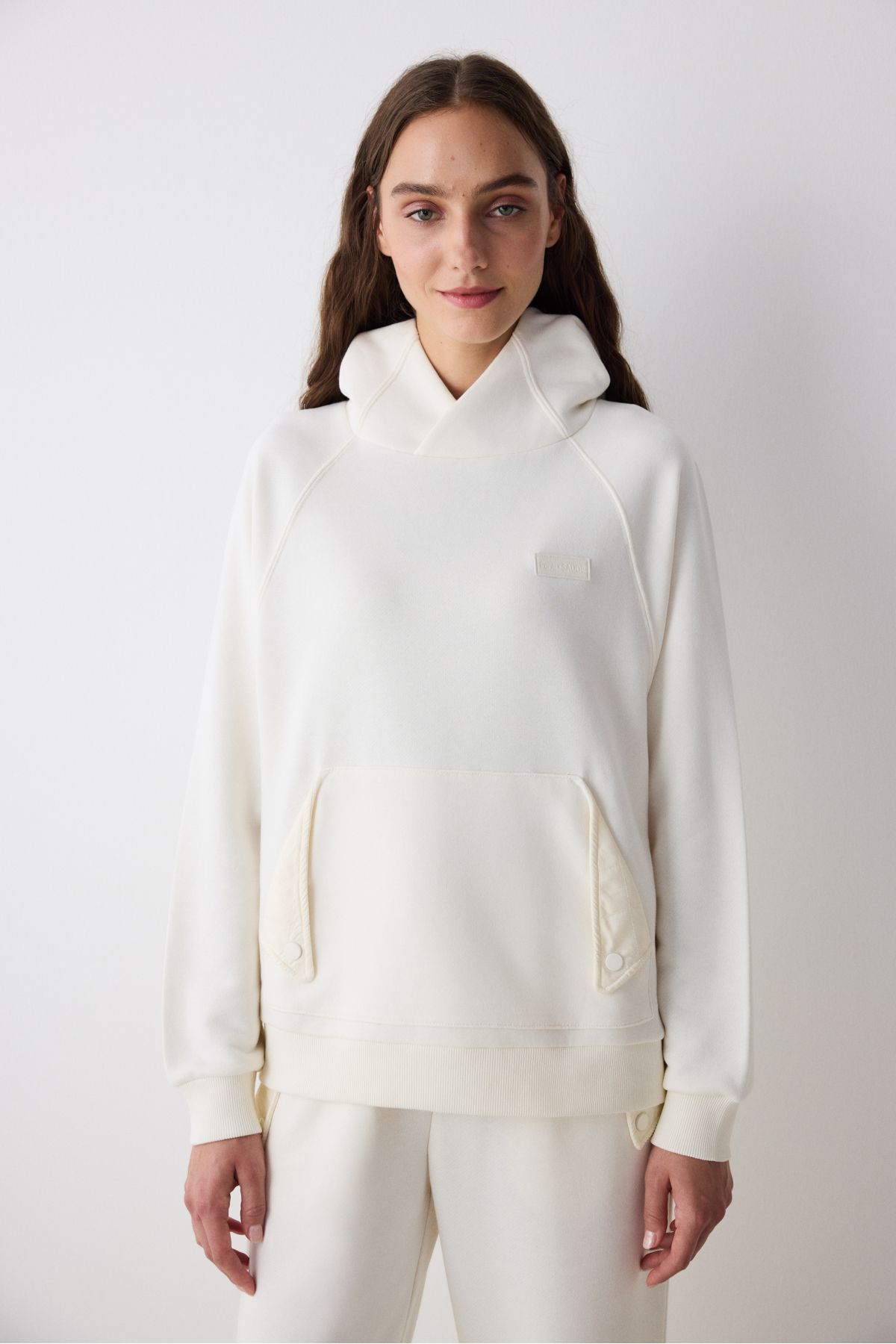 Penti-White Quilted Detail Marita Sweatshirt - Saude Collection 1