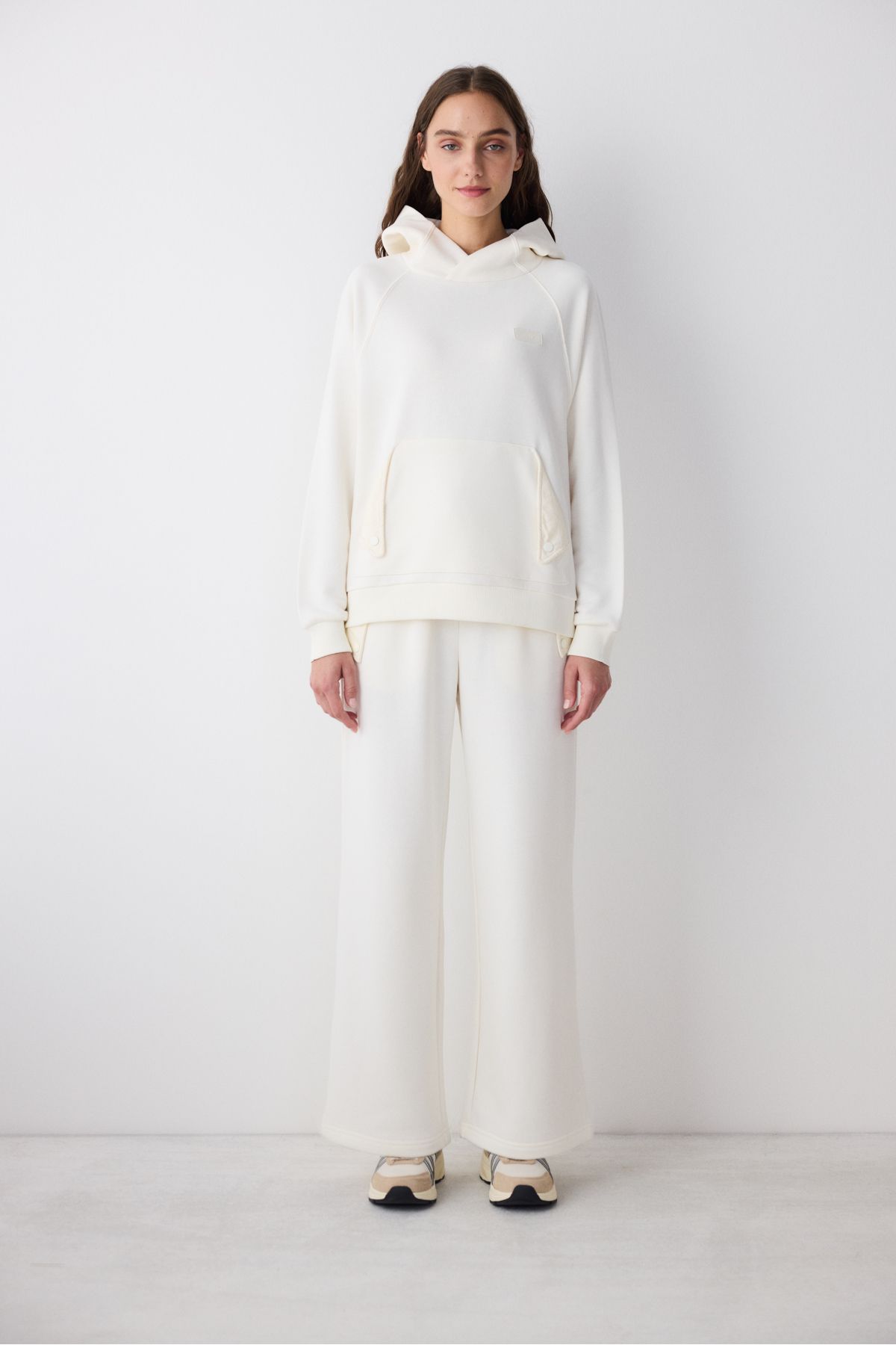 Penti-White Quilted Detail Marita Sweatshirt - Saude Collection 4