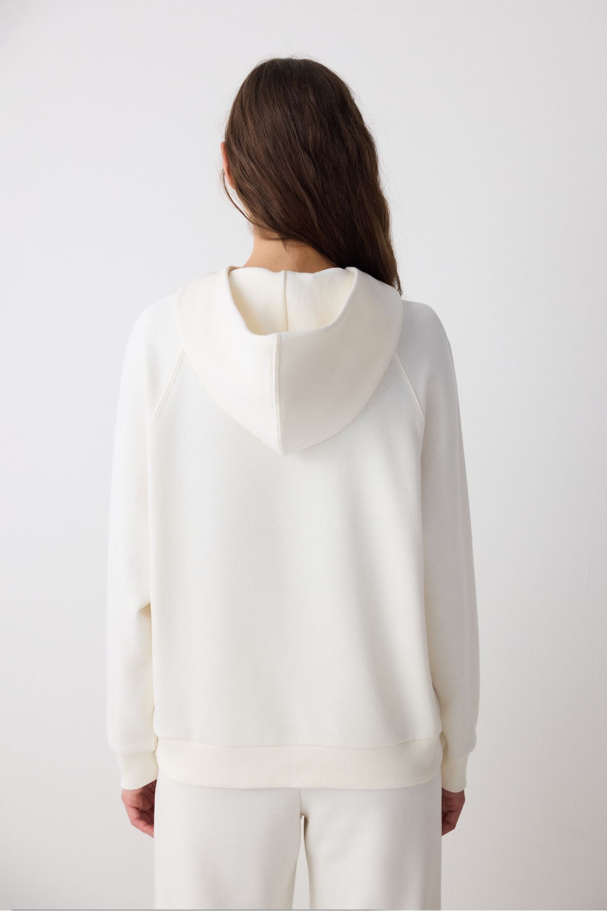 Penti-White Quilted Detail Marita Sweatshirt - Saude Collection 5