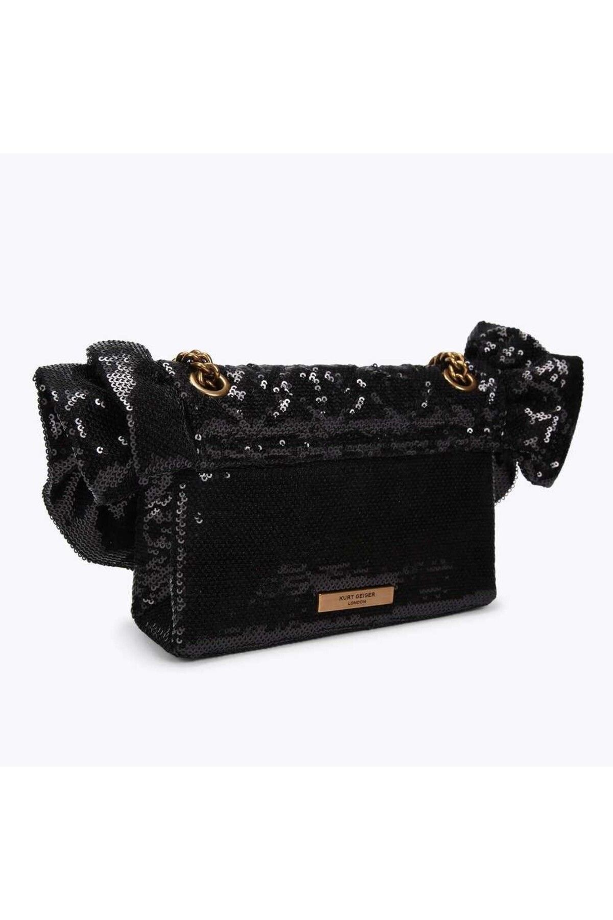 Kurt Geiger-Ruffle Sequin Mini Kensington Women's Bag - Ruffle Detailed 2