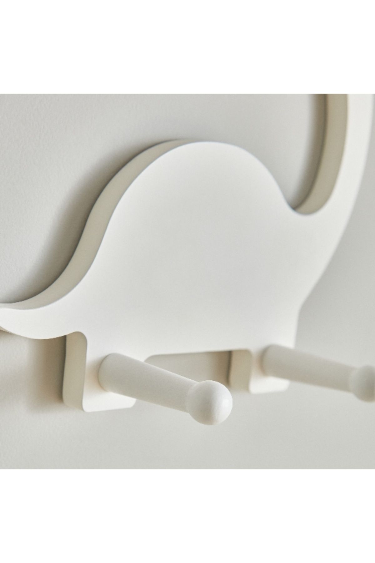 Home Box-Natura Wooden Dinosaur Wall Hook - 20x55x18 cm 3