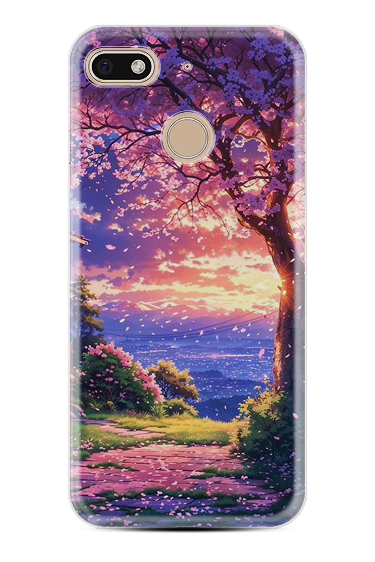General Mobile GM8 GO Kılıf HD Resim Baskılı Cennet StKd -024
