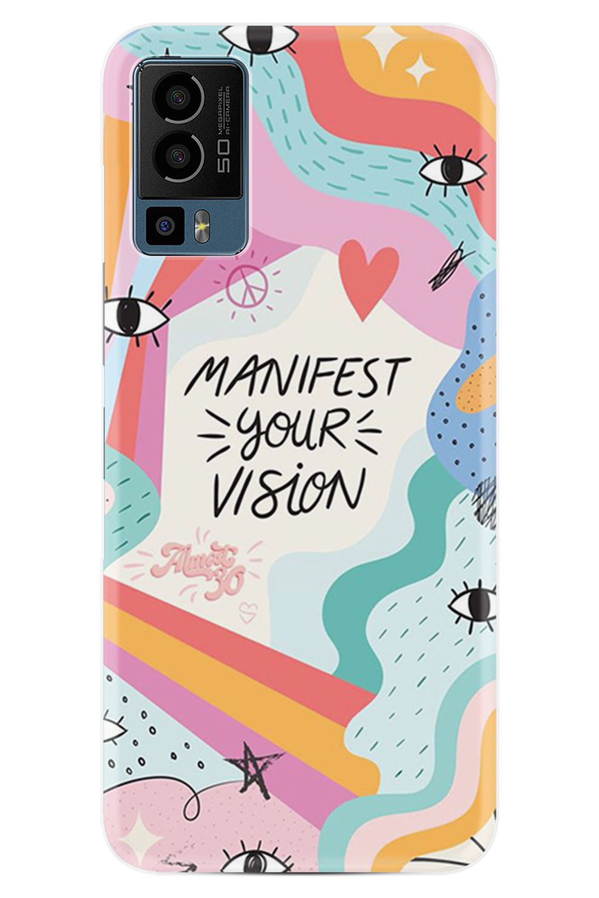 General Mobile 23 Kılıf HD Resim Baskılı Manifest StKd -080