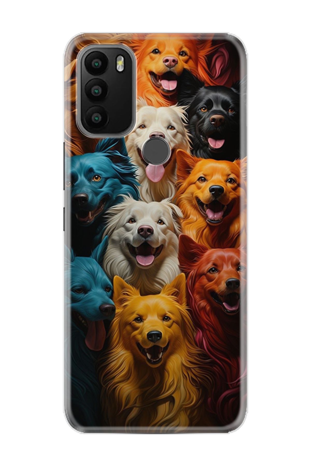 General Mobile GM 21 Plus Kılıf HD Resim Baskılı Köpekçikler StKd -026