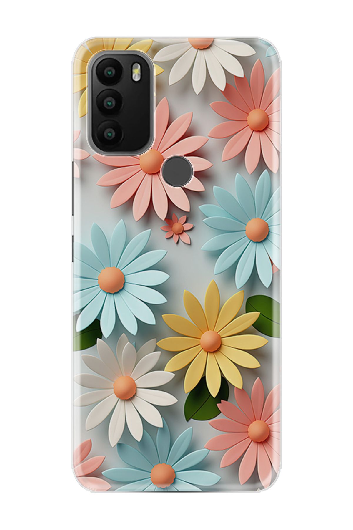 General Mobile GM 21 Plus Kılıf HD Resim Baskılı Güzel Çiçekler StKd -020