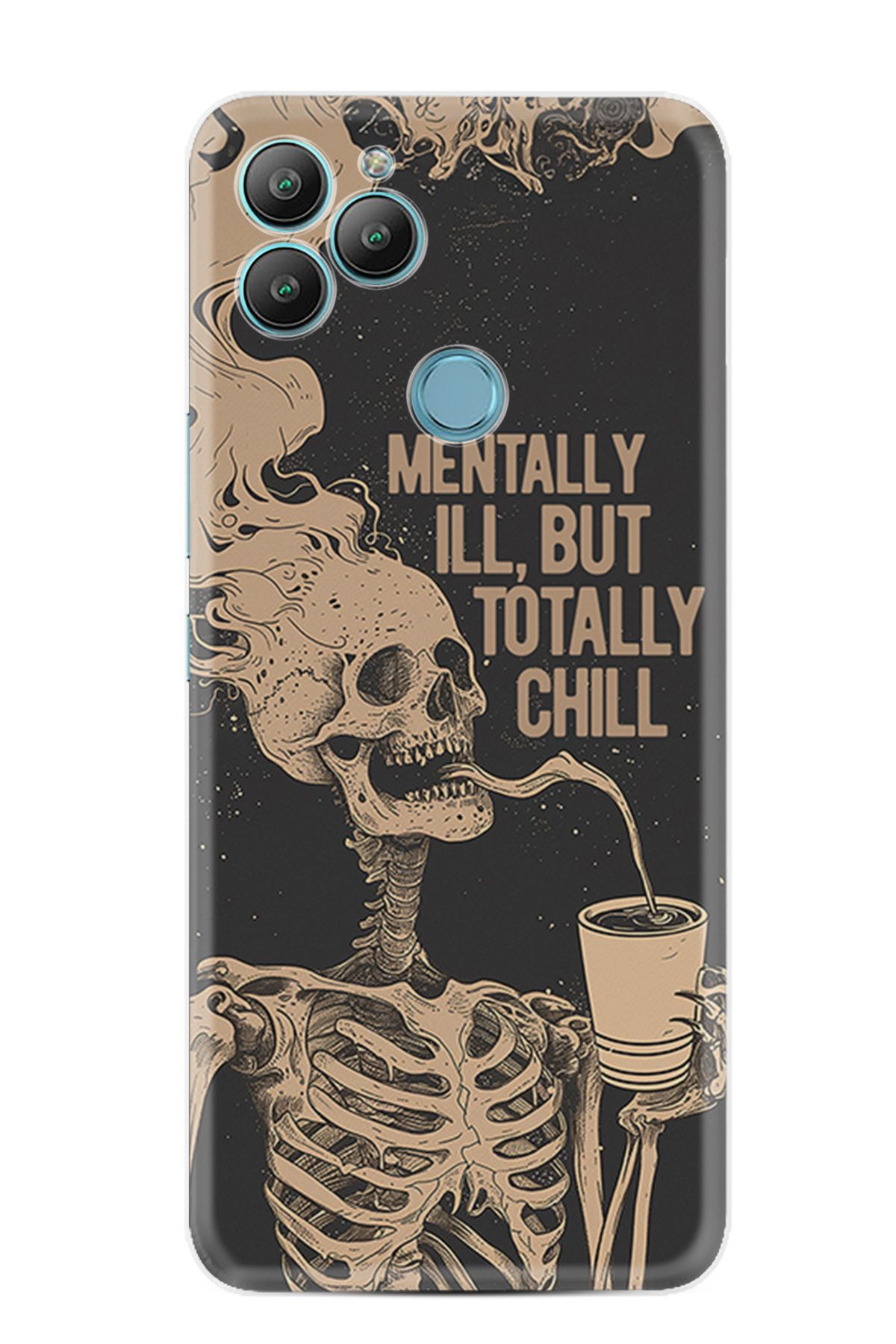 General Mobile GM22 Pro Kılıf HD Resim Baskılı Mentally StKd -006