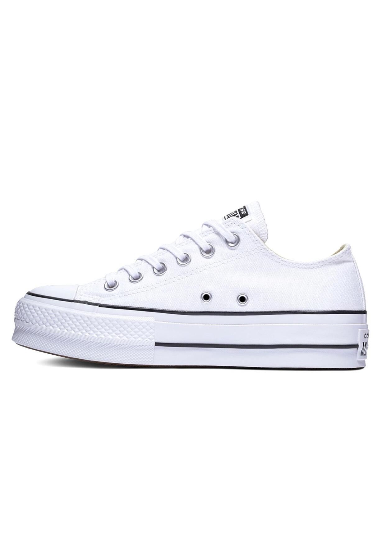converse-Dámské bílé boty na platformě Chuck Taylor All Star Canvas 560251 c 4