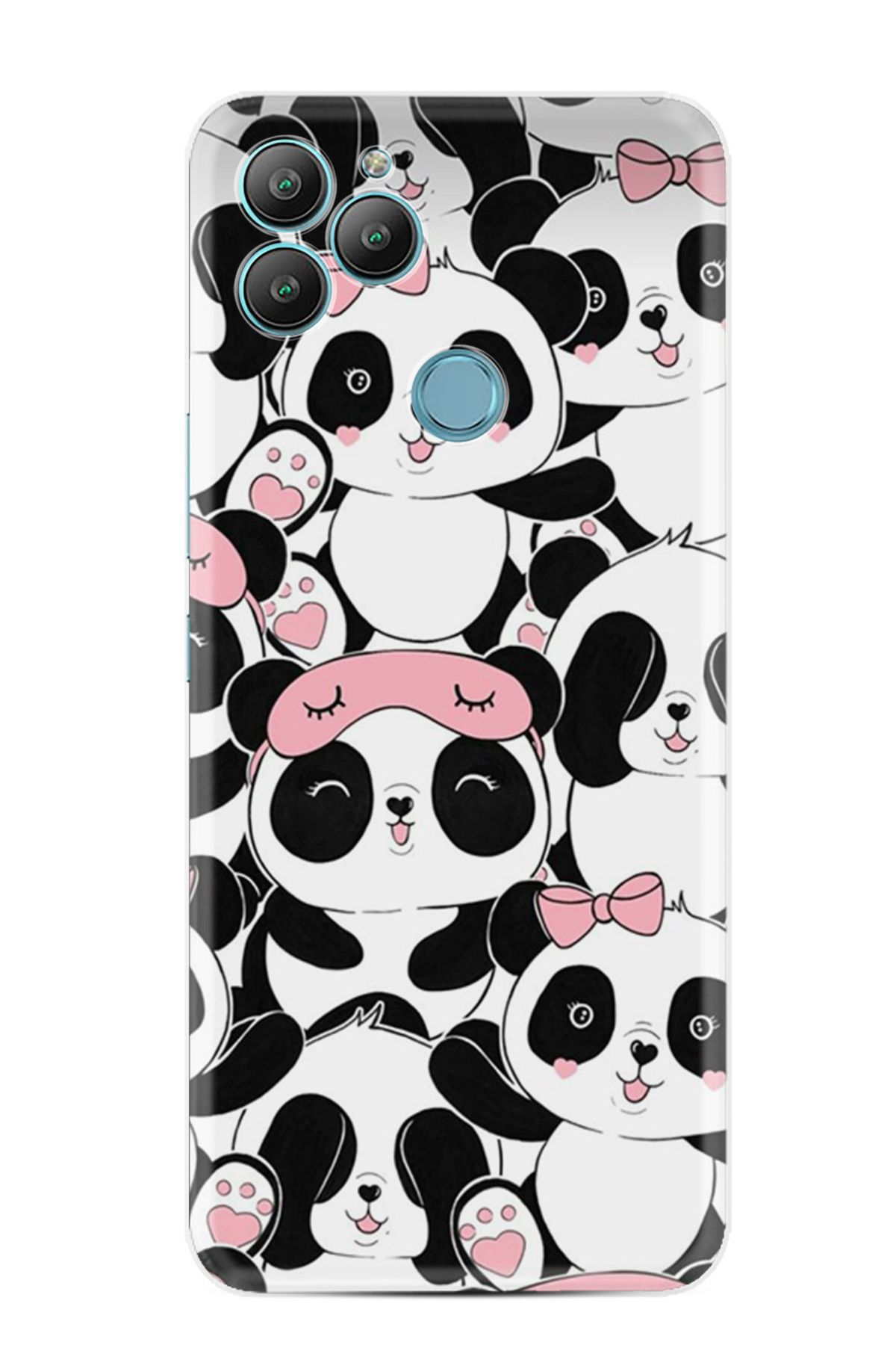 General Mobile GM22 Kılıf HD Resim Baskılı Uykucu Pandalar StKd -087