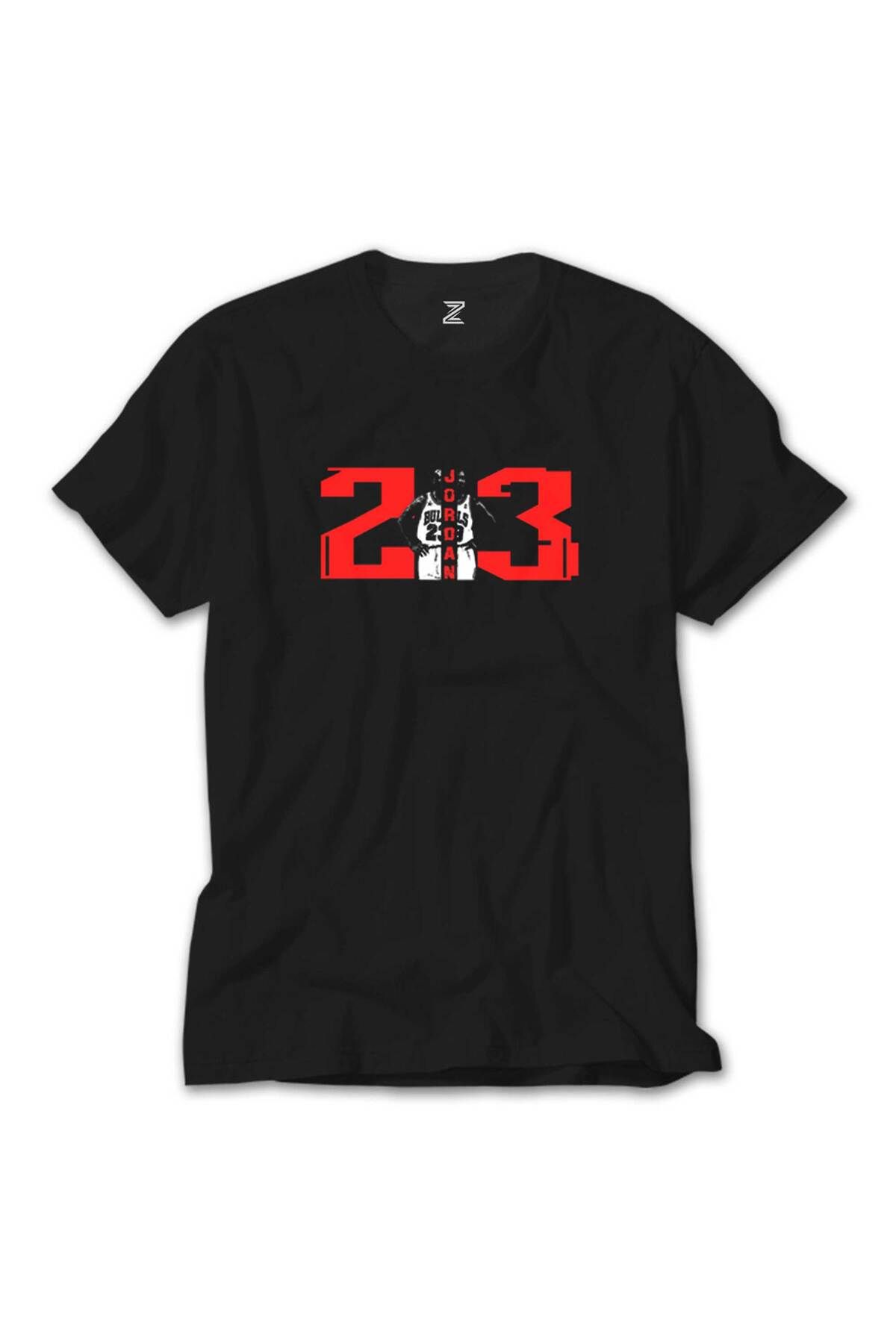 WAKHA Michael Jordan 23 Siyah Tişört