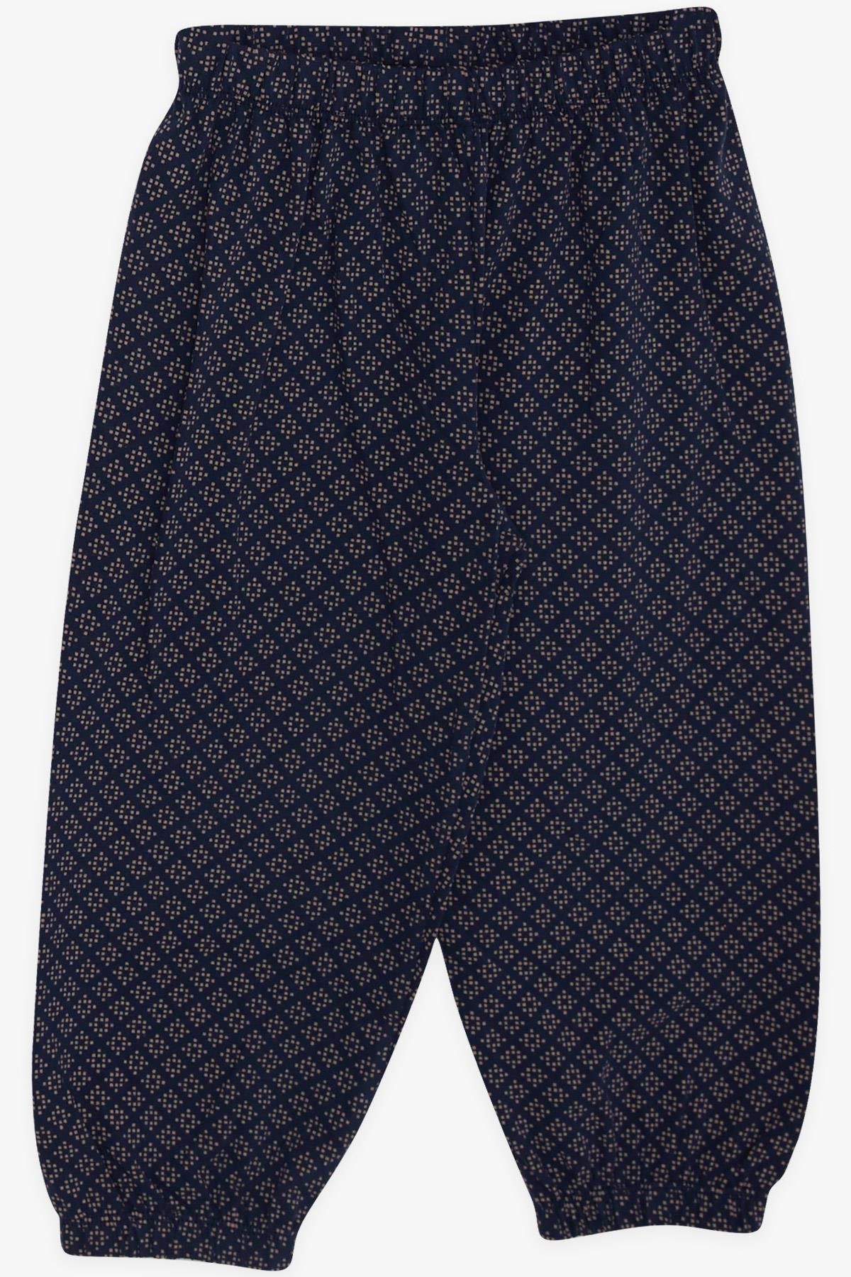 Breeze-Baby Girl Pajama Set Patterned 9 Months-3 Years, Navy Blue 4