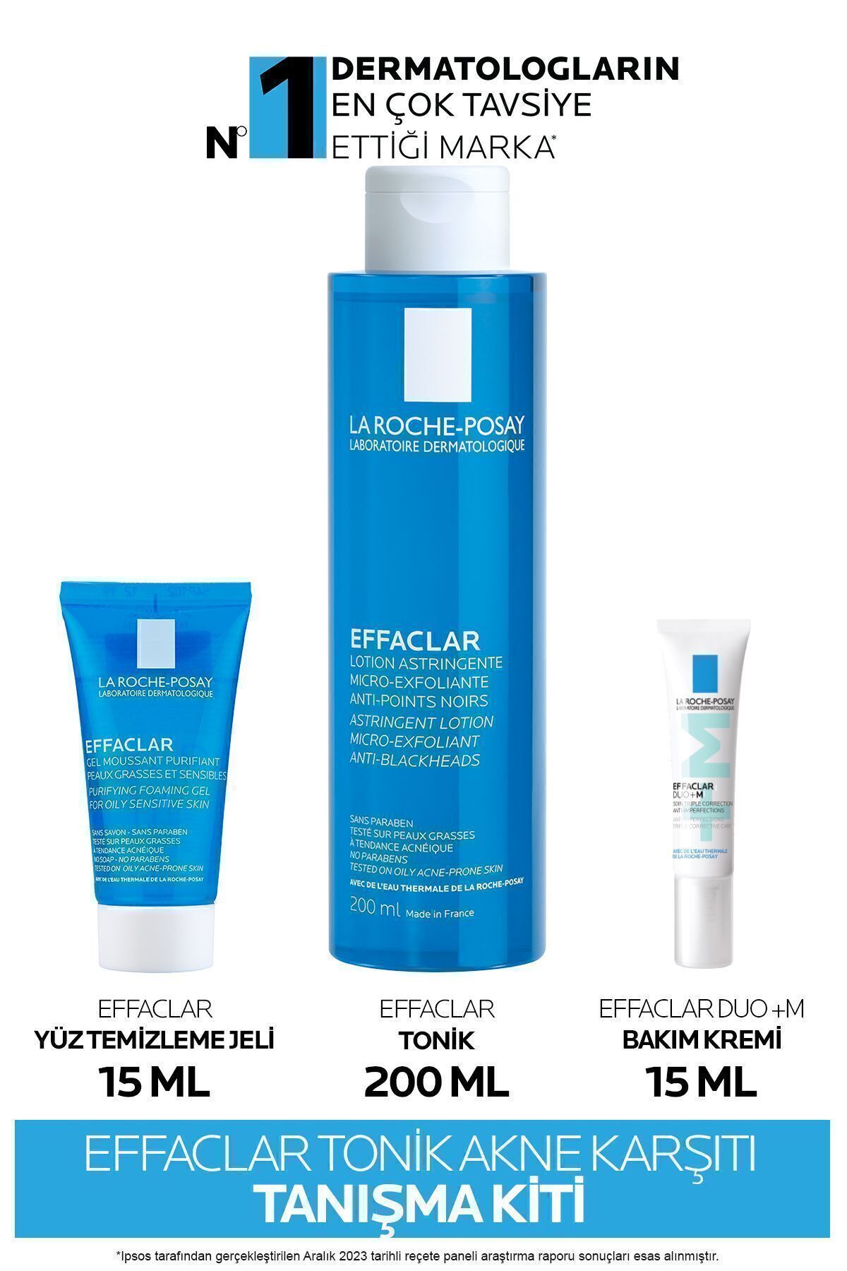 La Roche Posay Effaclar Yağlı Ve Sivilceye Eğilim Gösteren Ciltler Için Sivilce Karşıtı Tanışma Kit